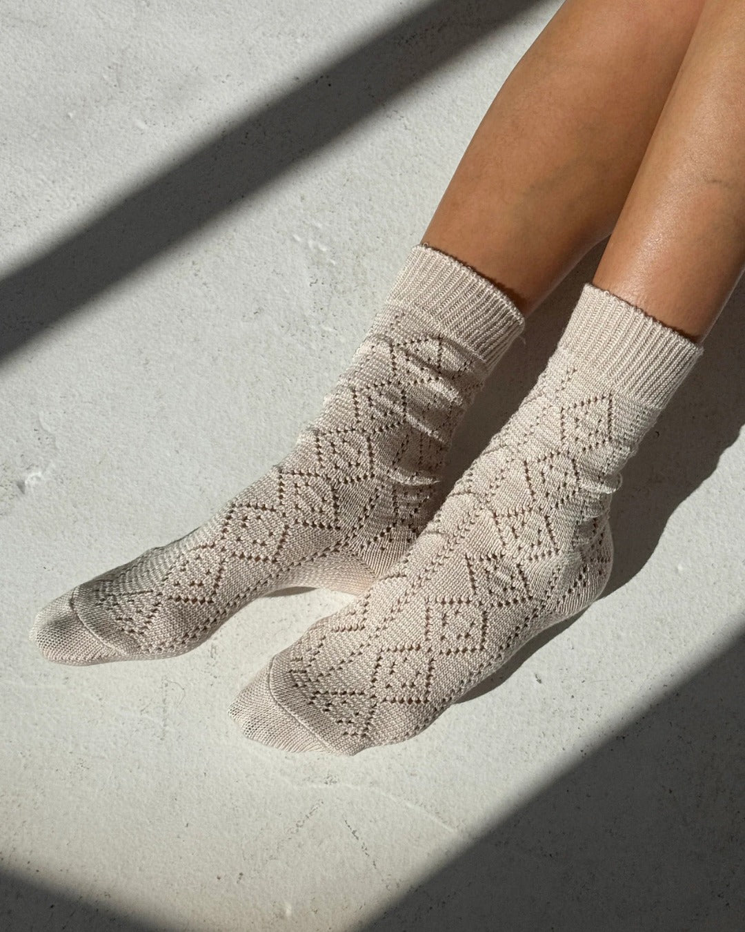 Modal Eyelet Socks