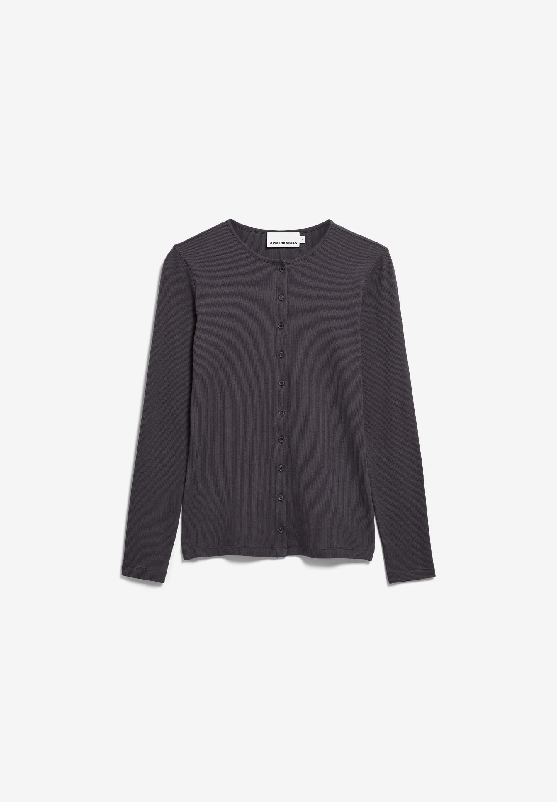 Rib Button Cardigan