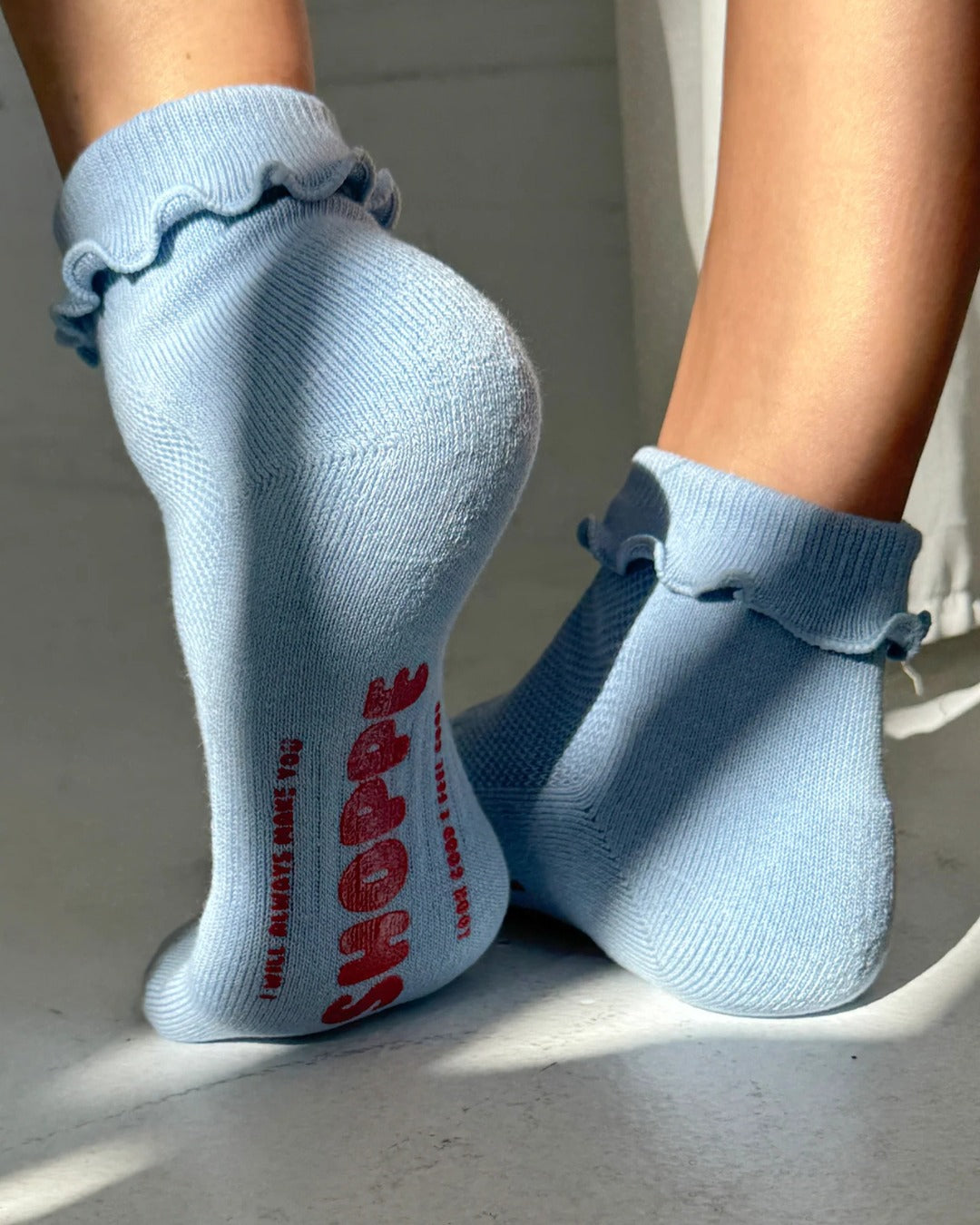Ruffled Hugger Socks