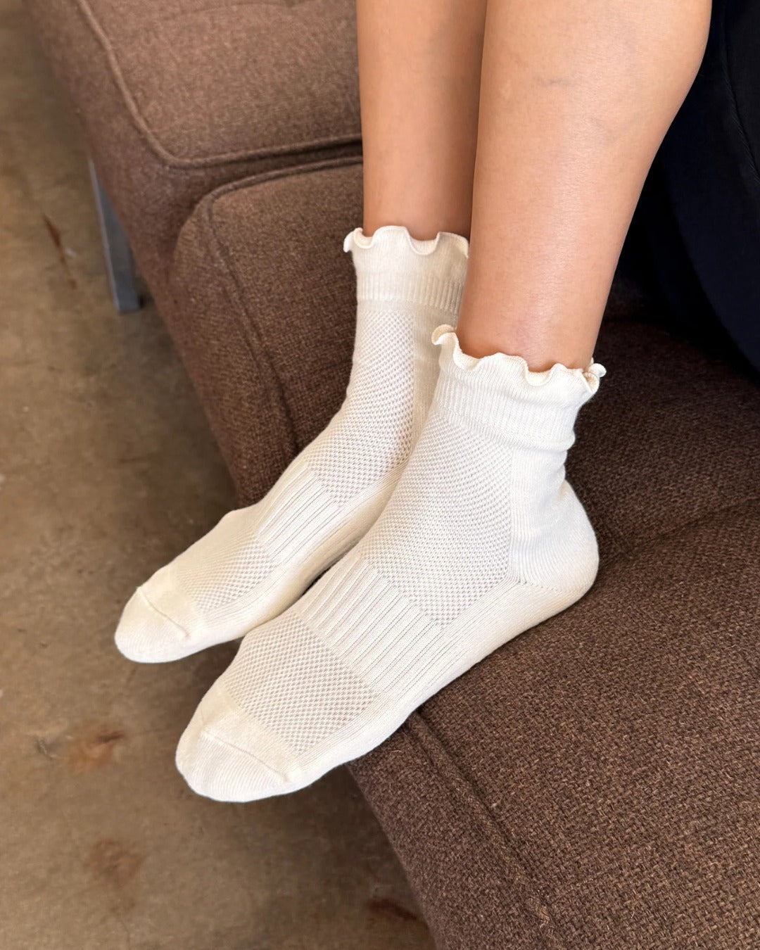 Ruffled Hugger Socks