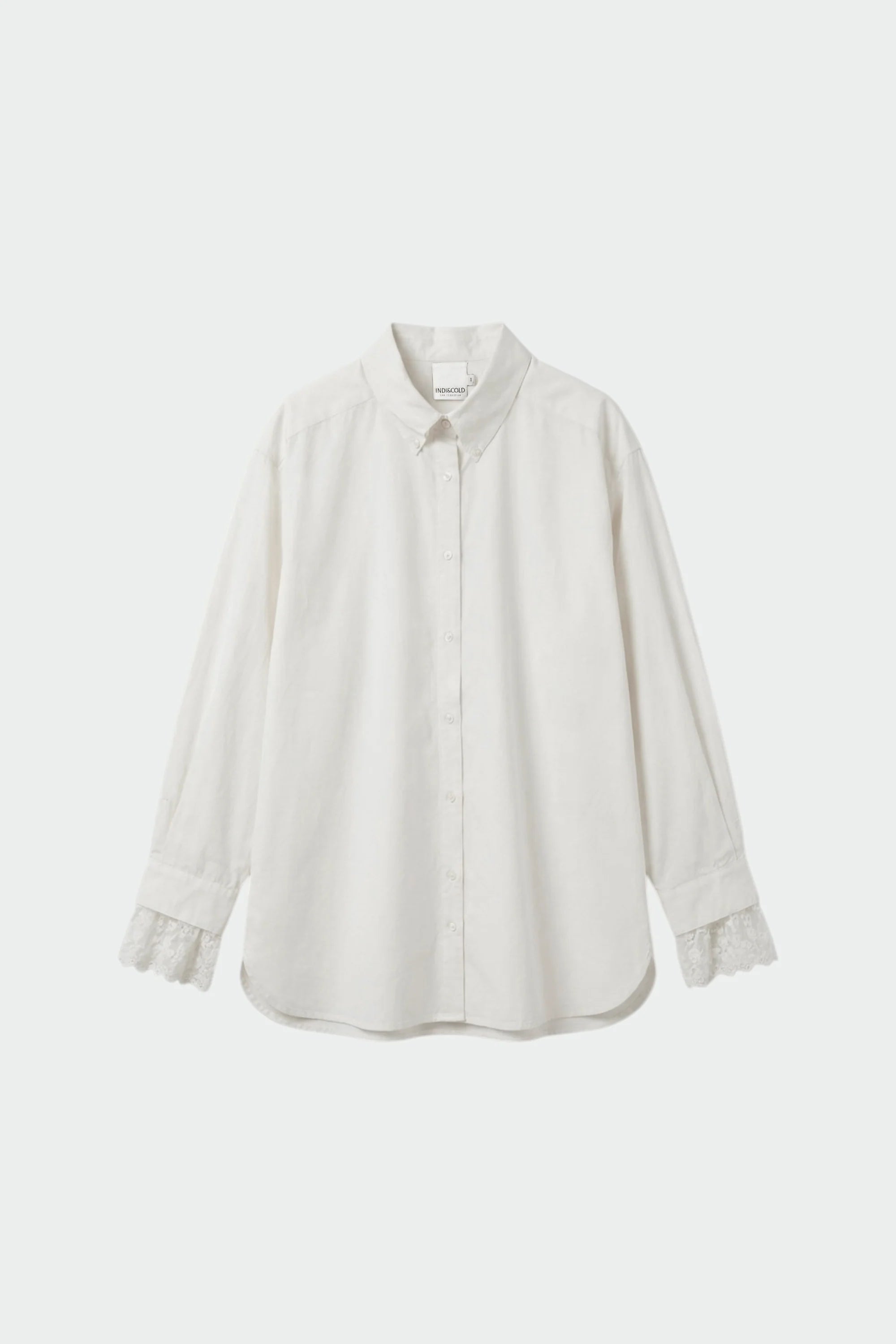 Classic Shirt with Lace Cuffs