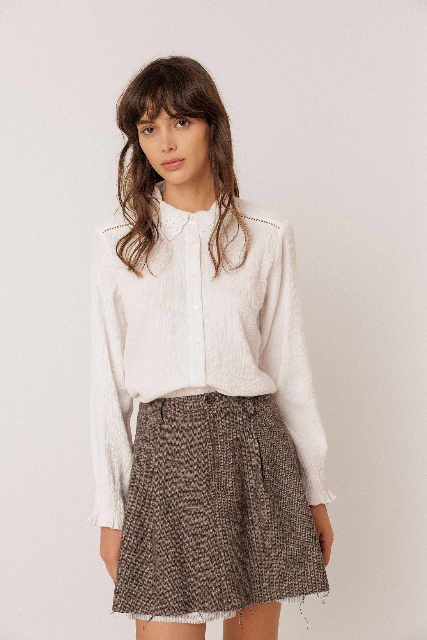 Romantic Double Gauze Shirt