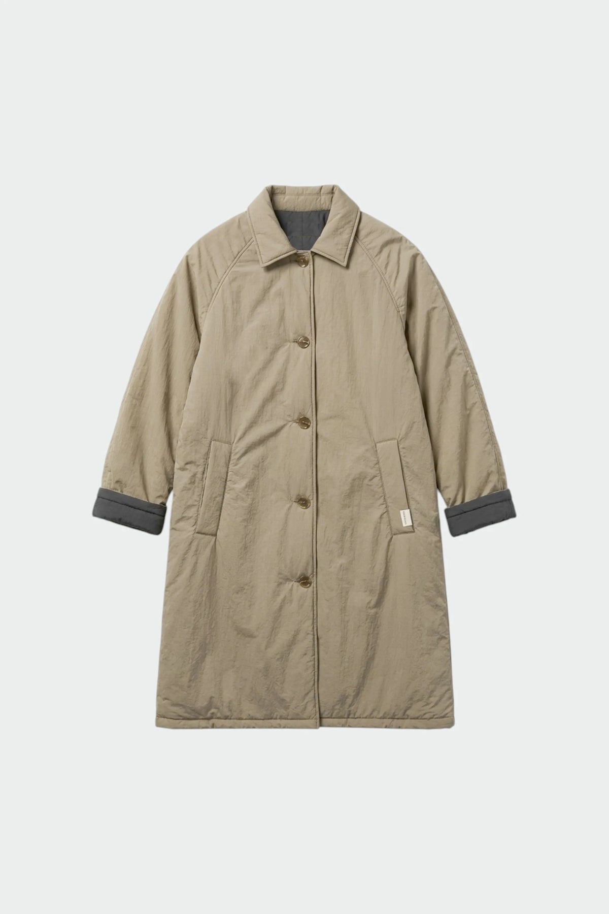 Reversible Quilted Trench Coat