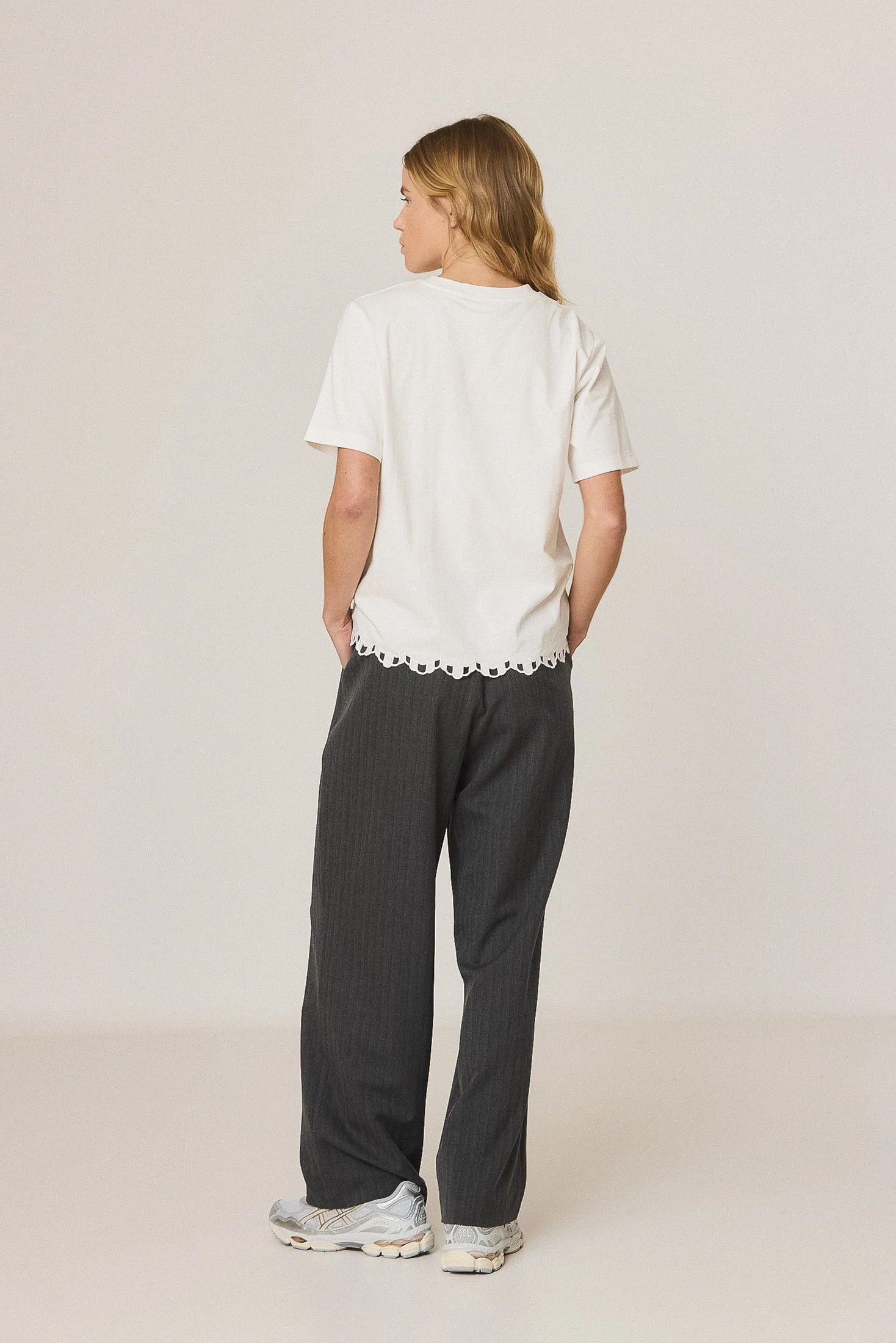 T-Shirt With Monogram Cutout