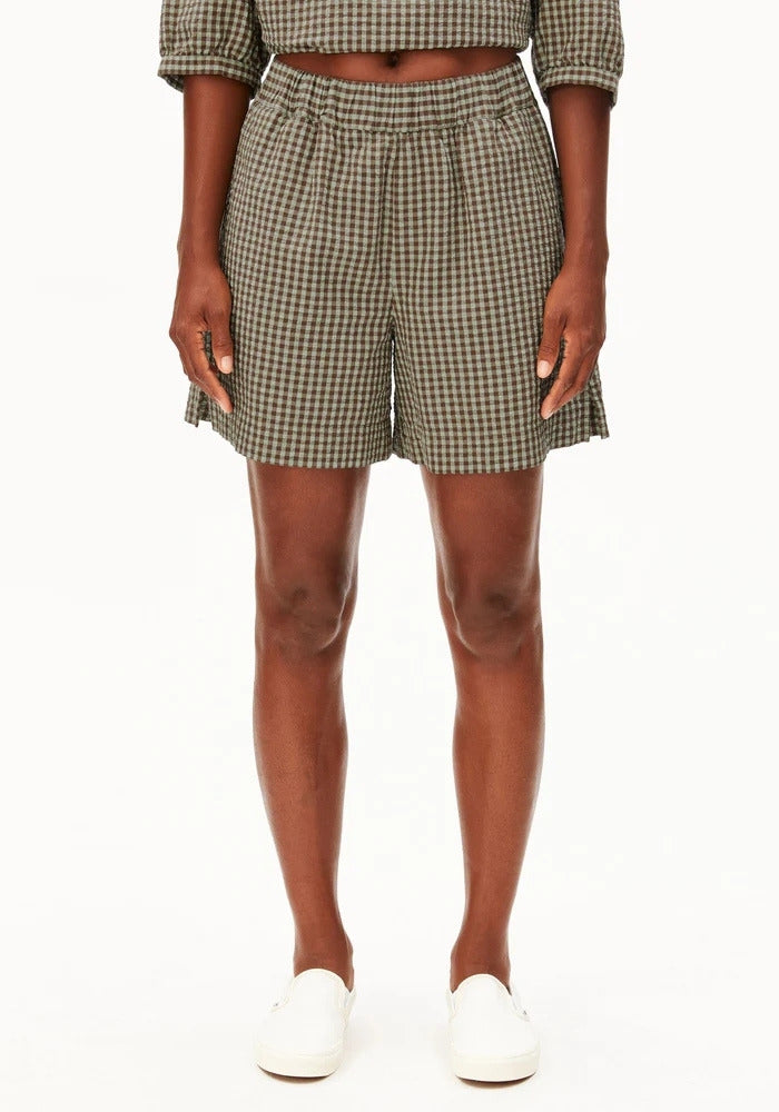 Vichy Seersucker Shorts