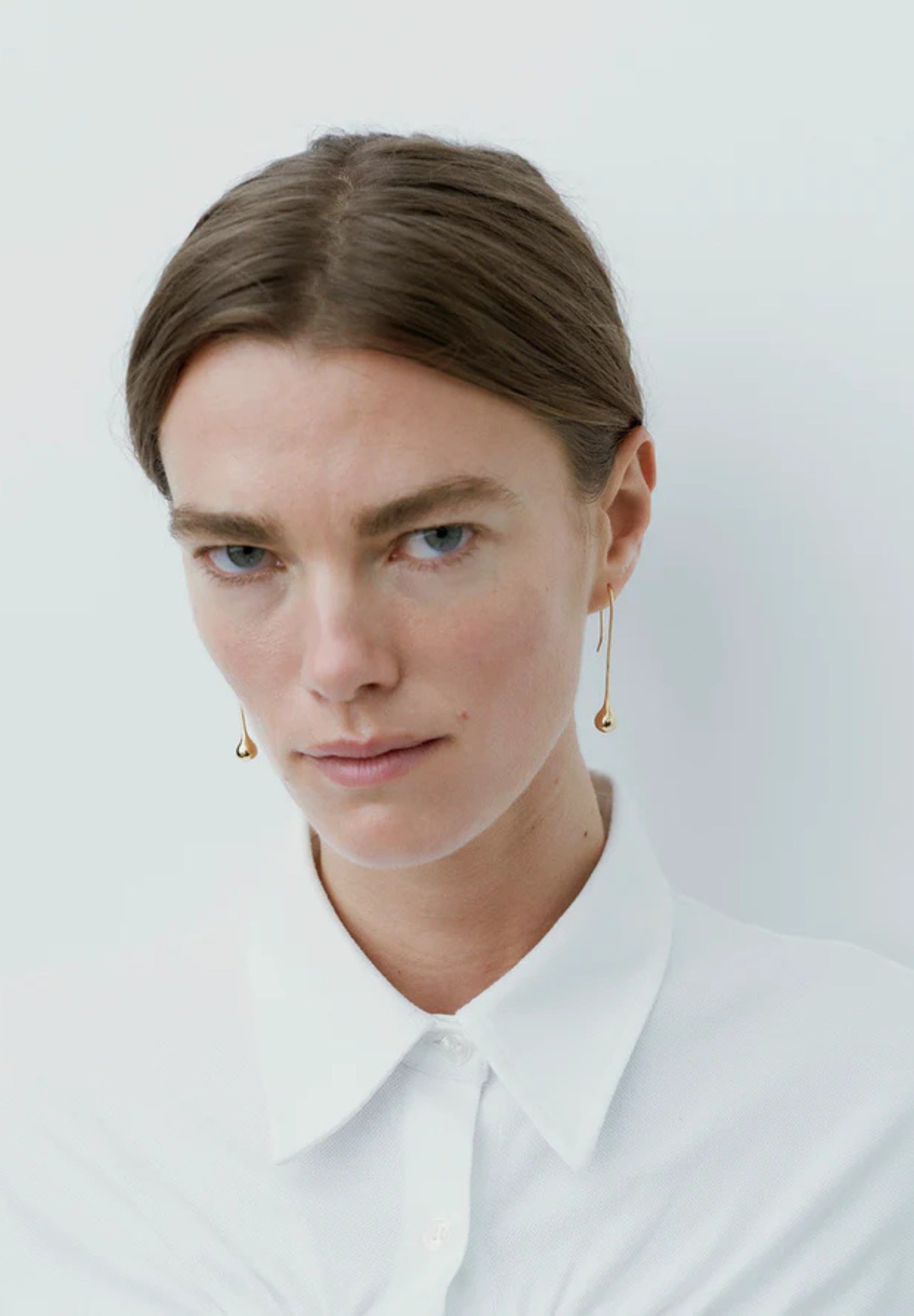 Datura Long Drop Earrings