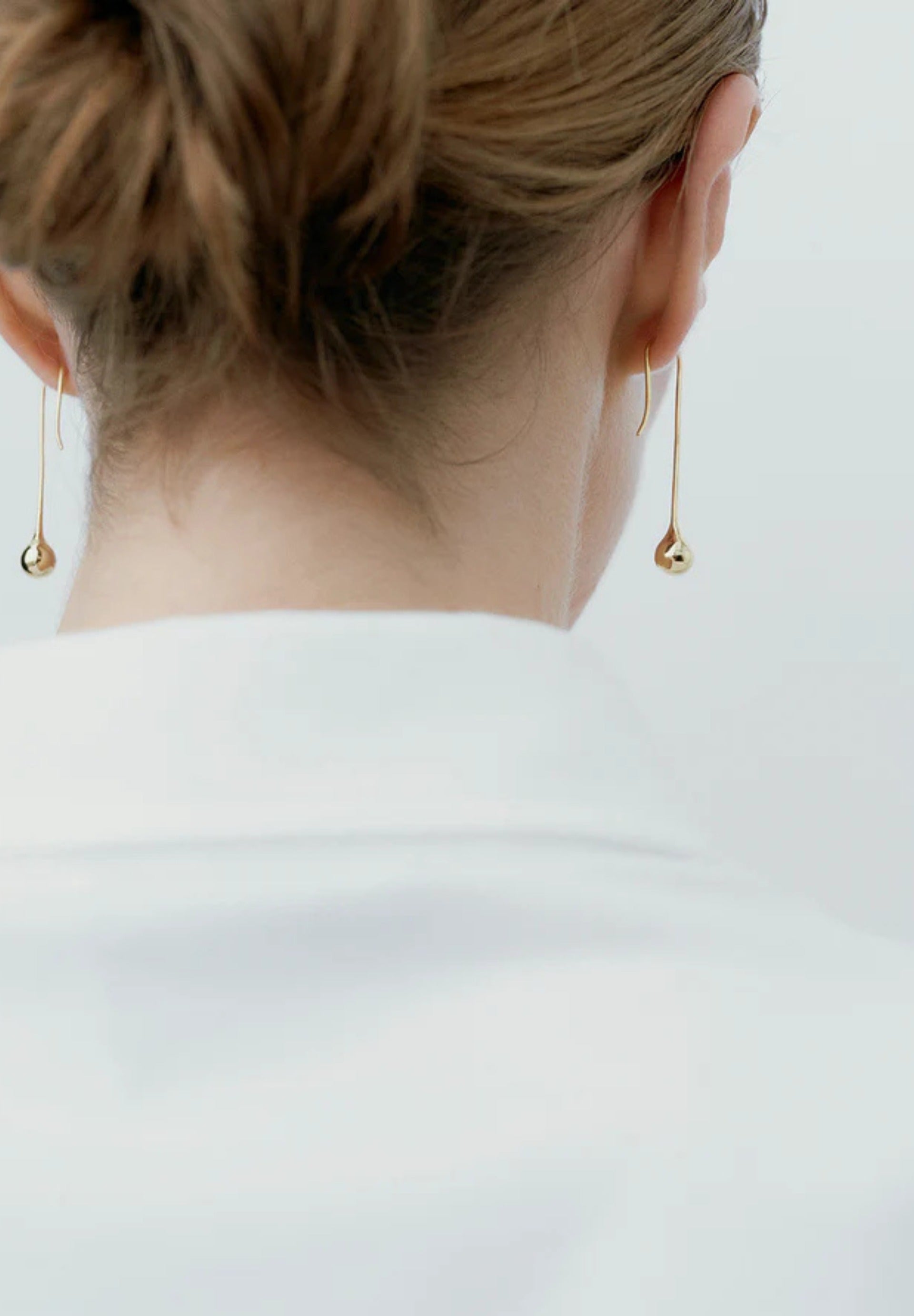 Datura Long Drop Earrings