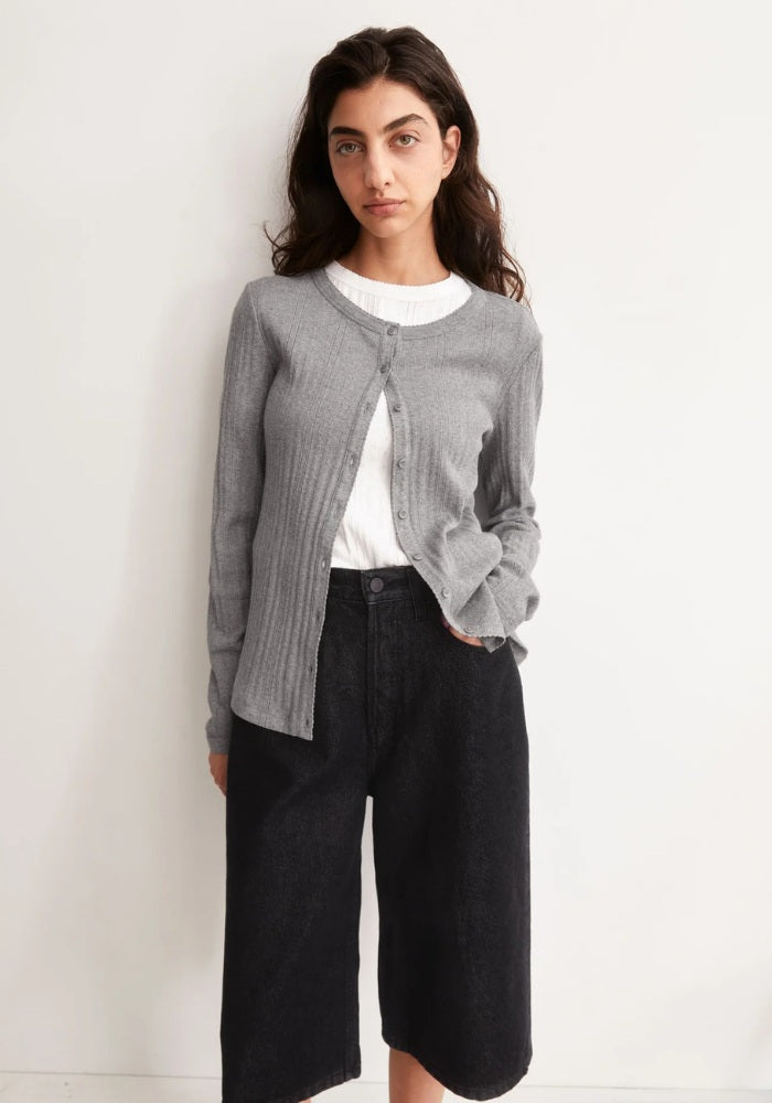 Pointelle Cardigan