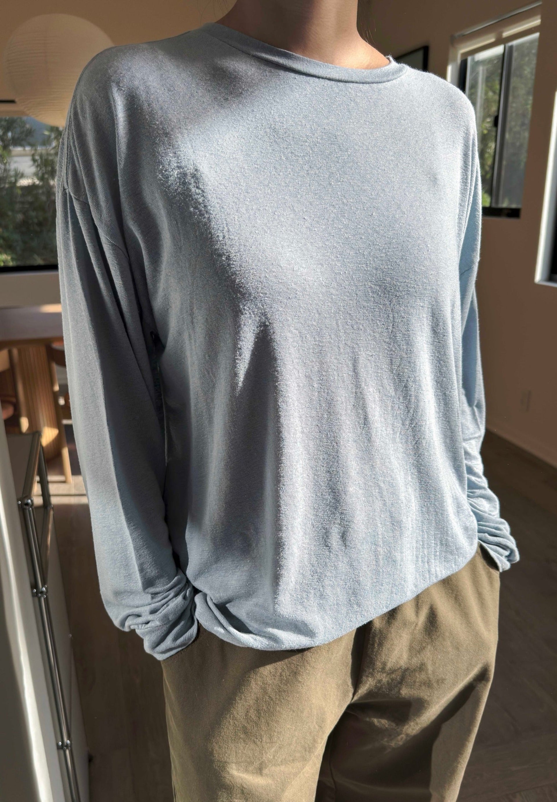 Haze Linen Blend Tee