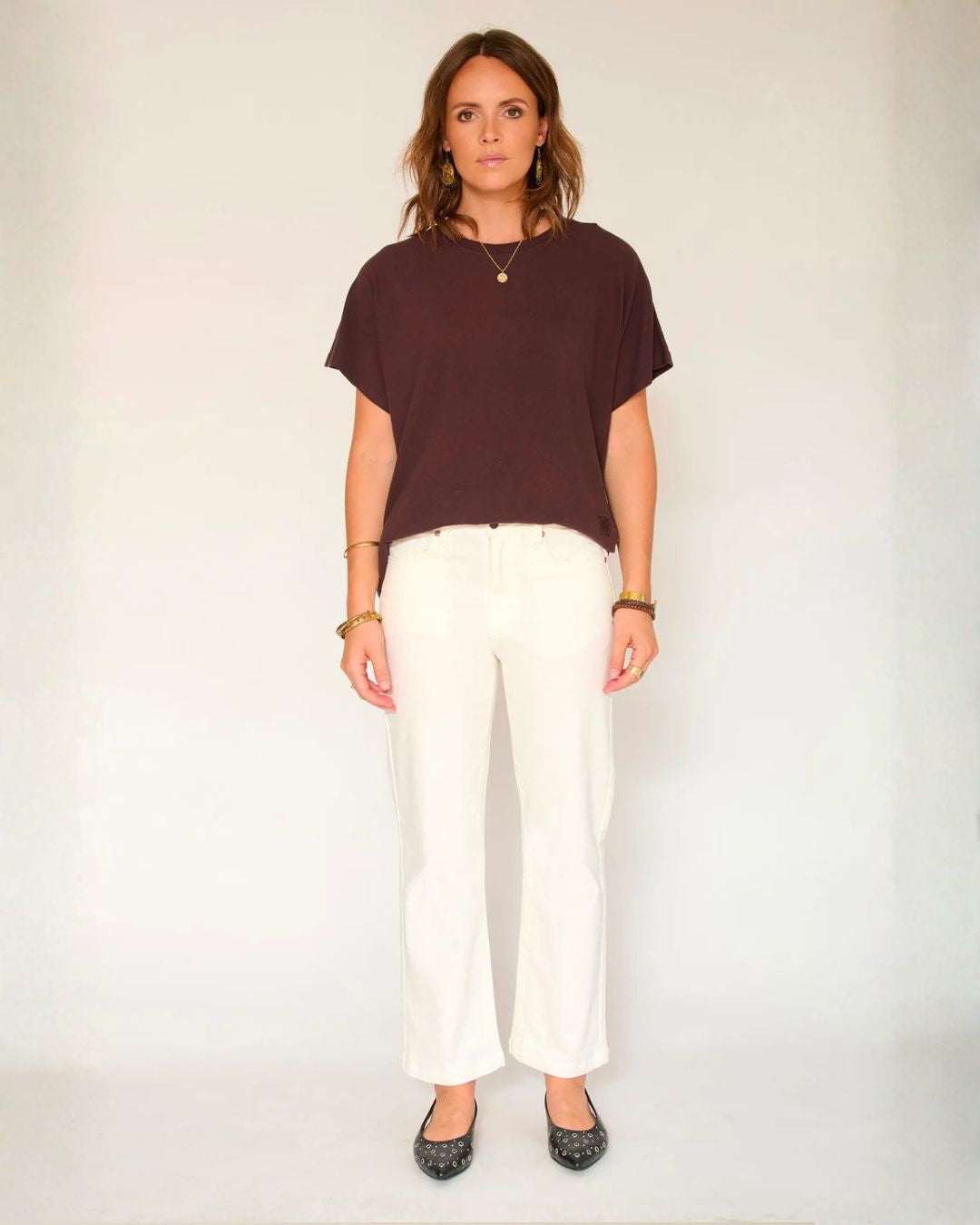 Linda Cotton Denim - Ivory