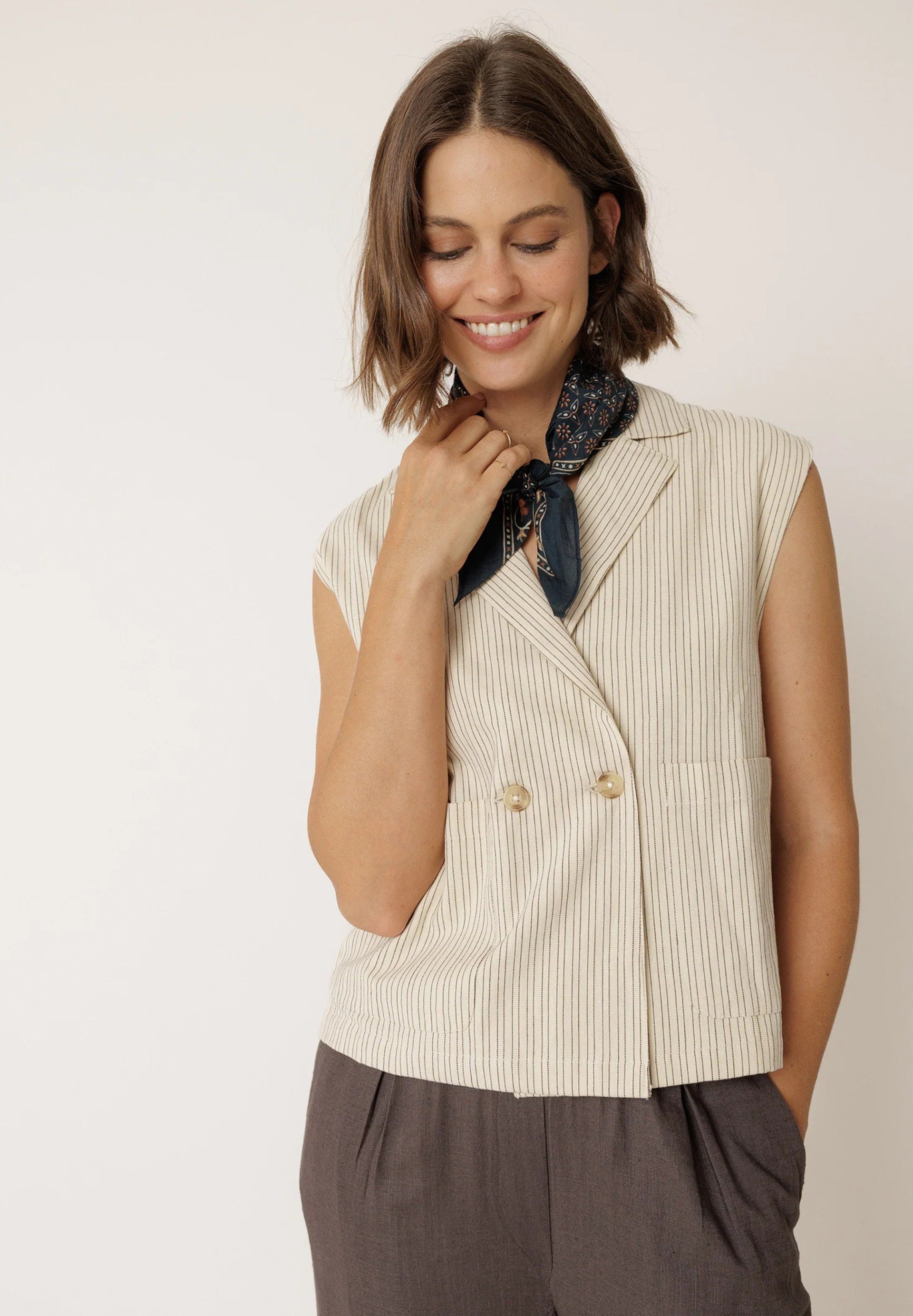 Block-Print Handkerchief