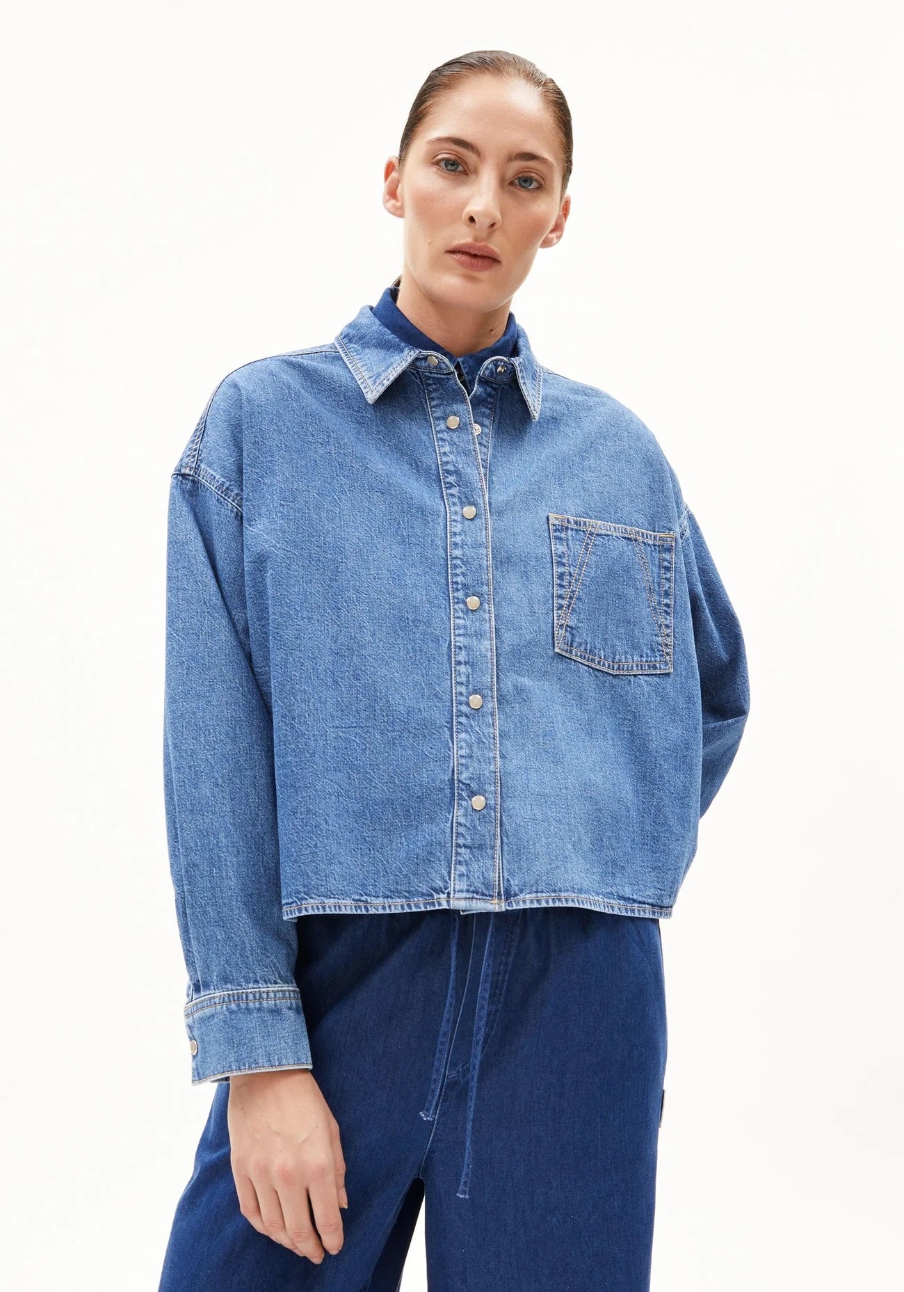 Nalaani Denim Blouse