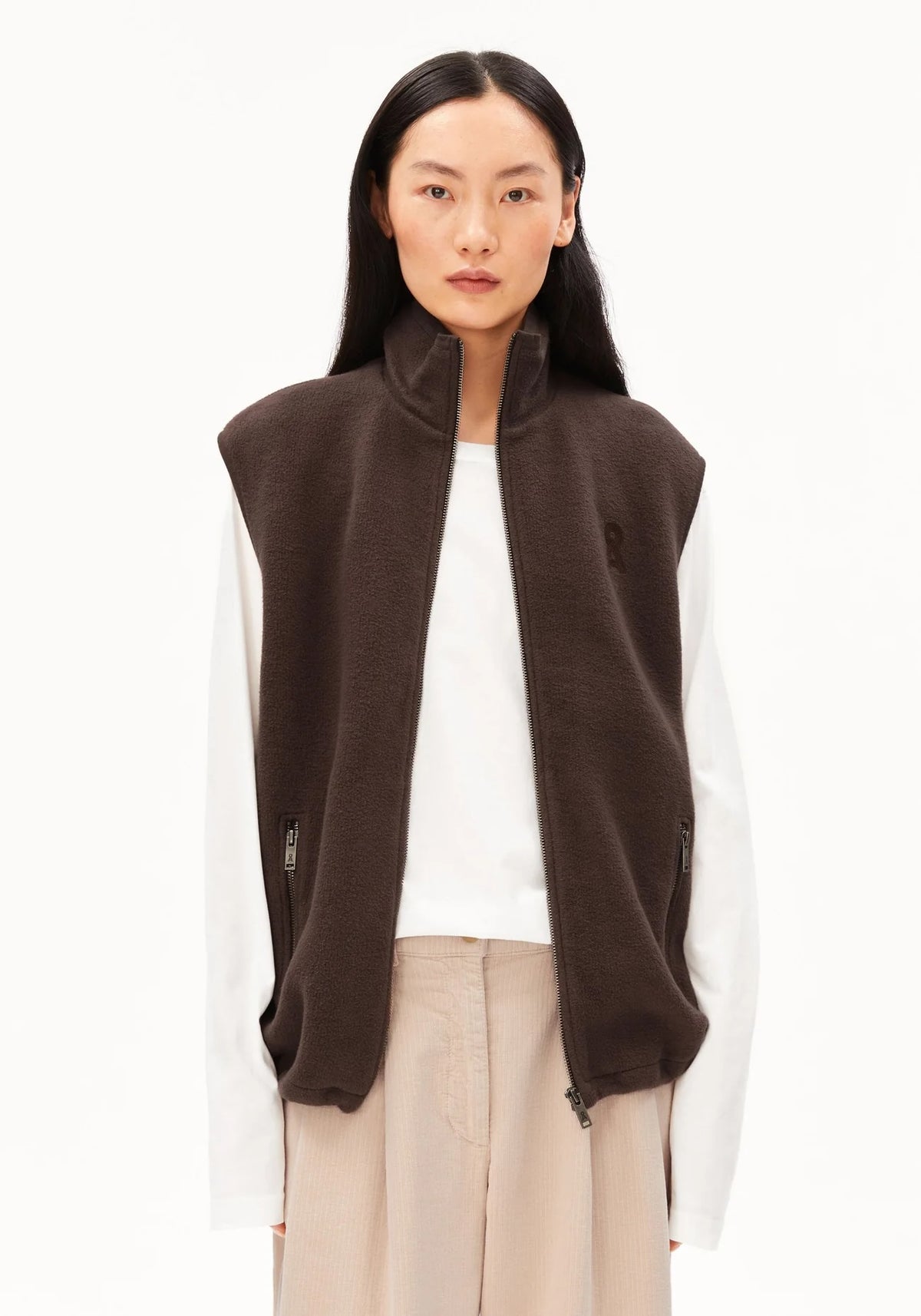 Cotton Fleece Vest