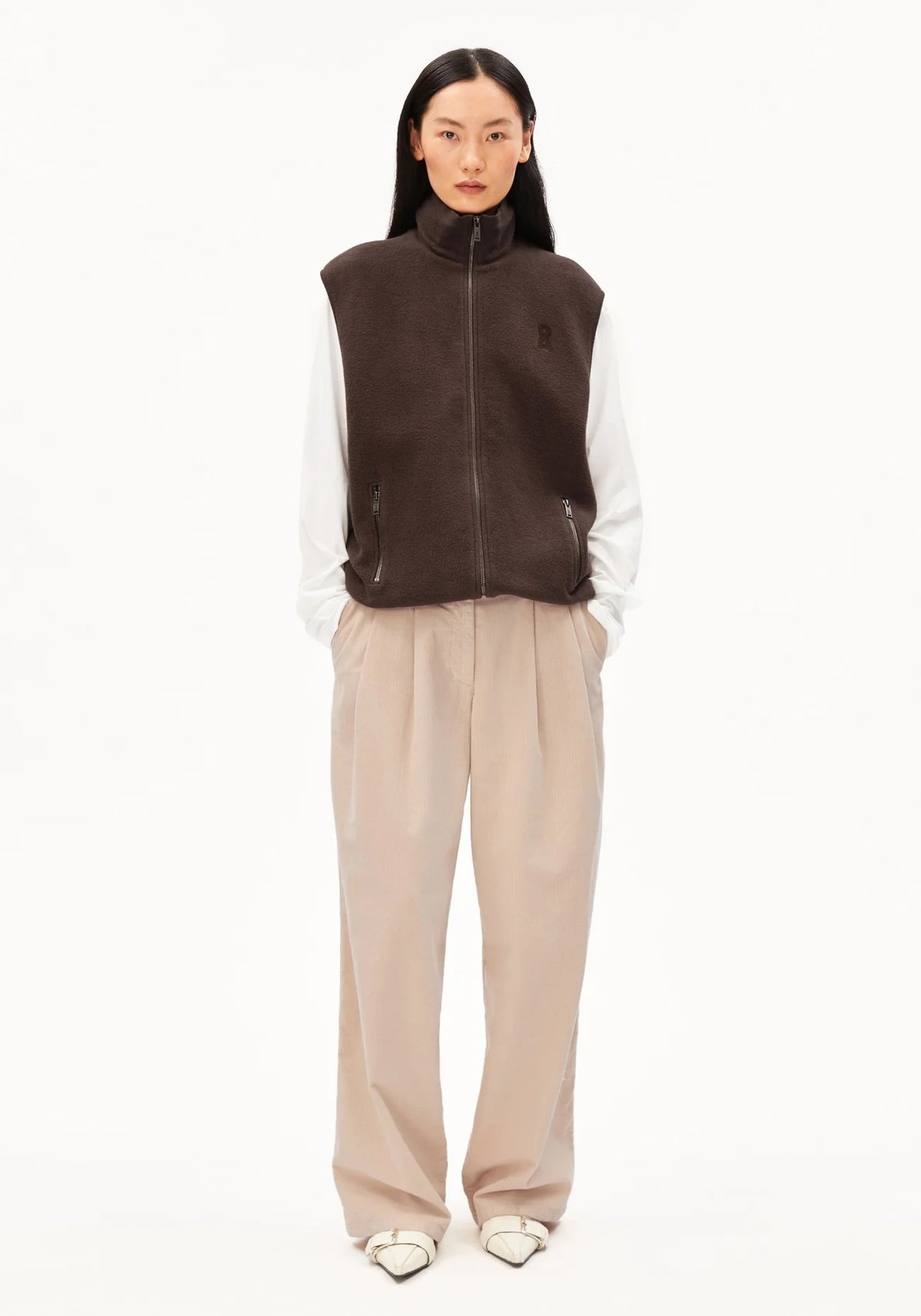 Cotton Fleece Vest