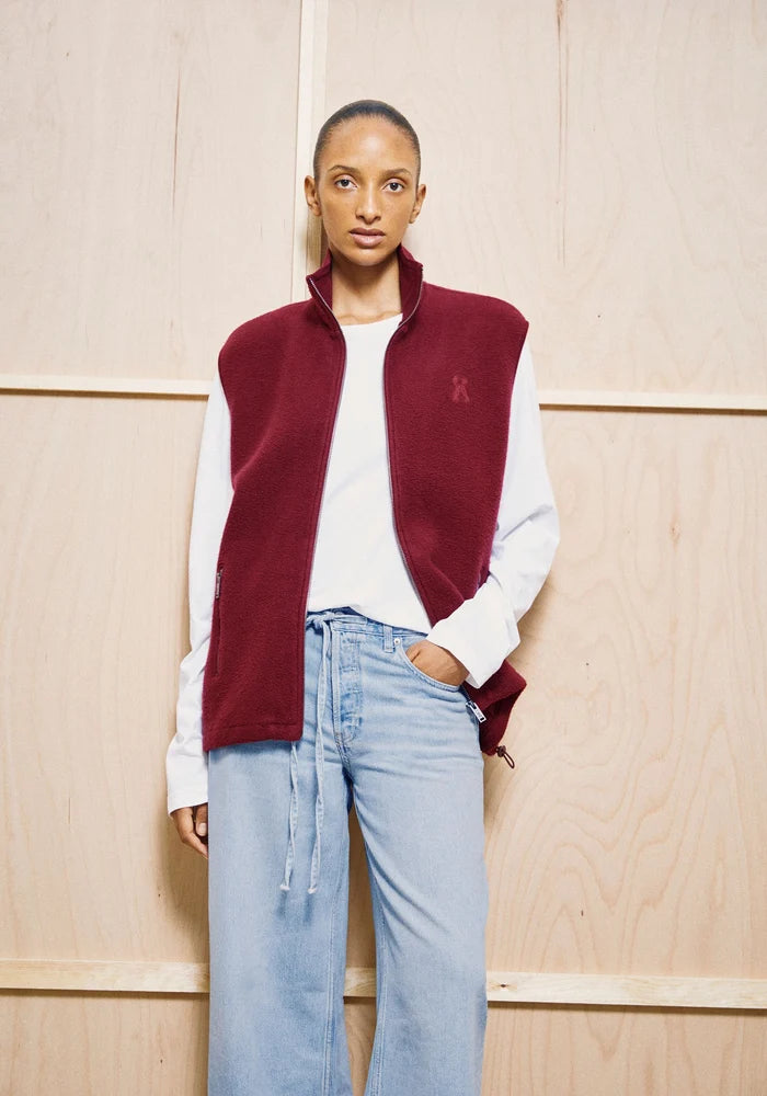Cotton Fleece Vest