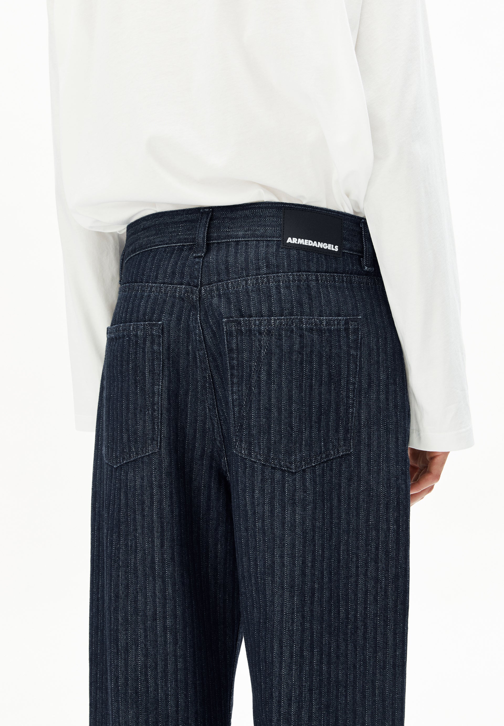 Haayi Herringbone Baggy Jean