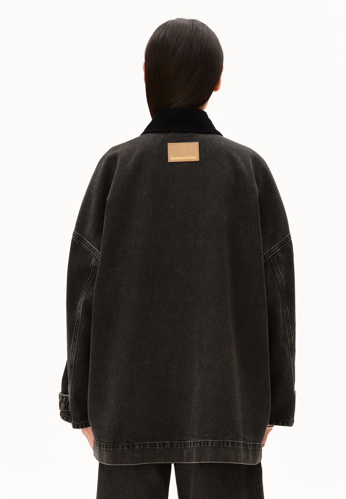Cord Collar Denim Jacket