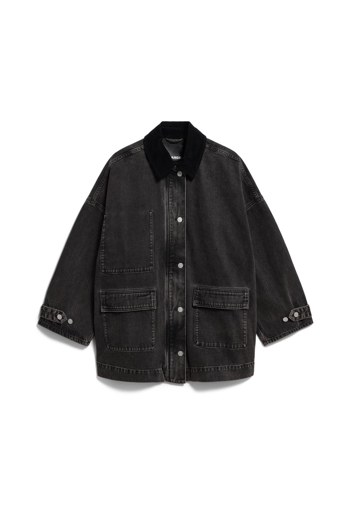 Cord Collar Denim Jacket