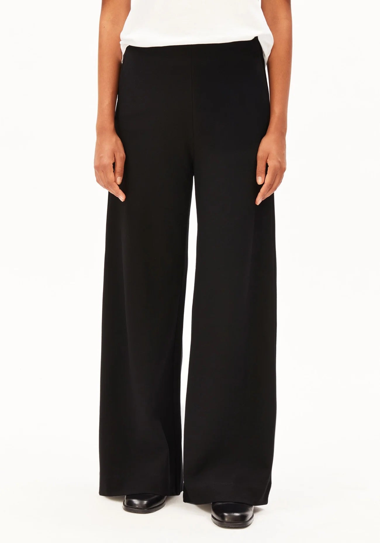 Basic Jersey Wide Leg Pant