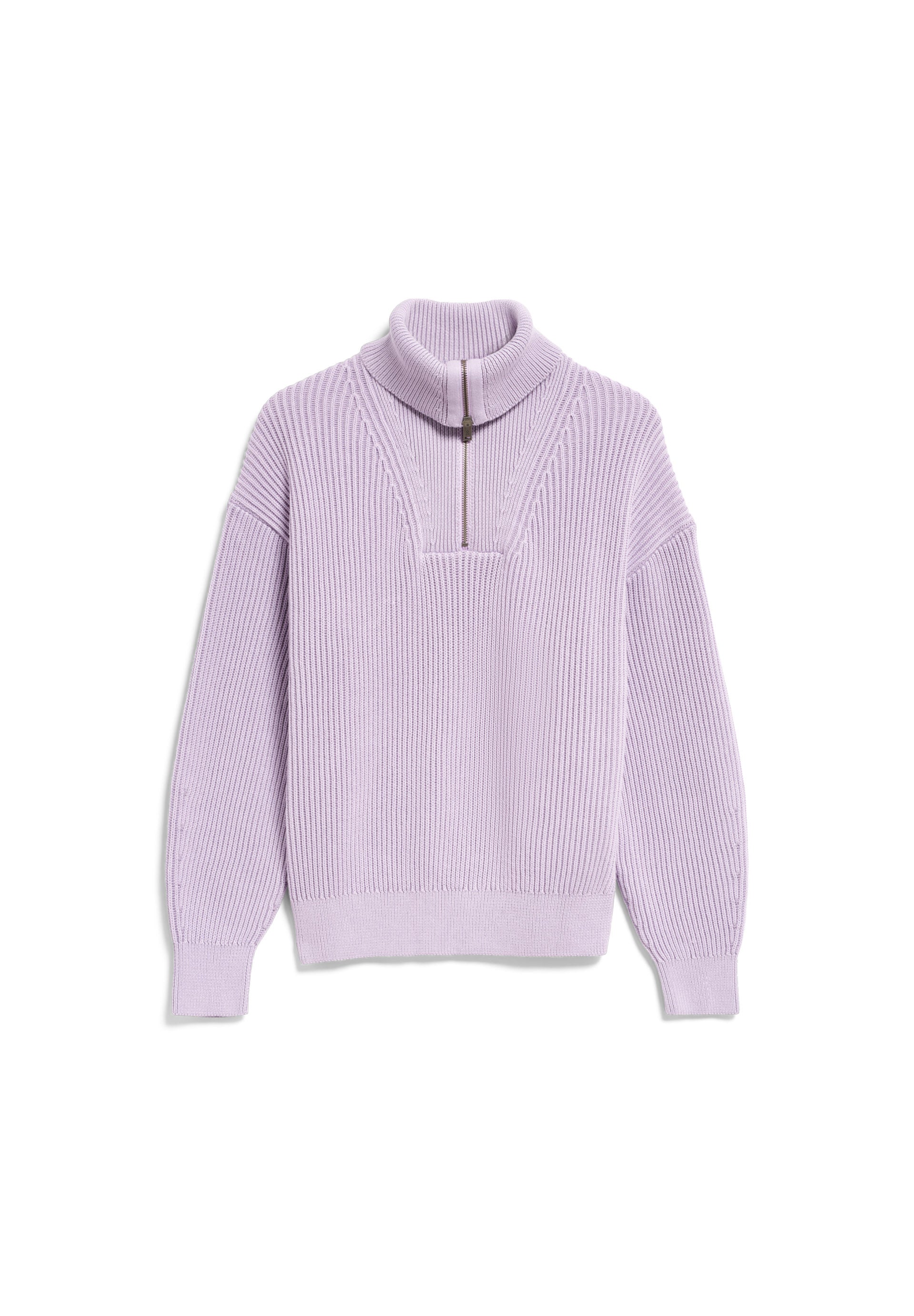 Vanisé Rib Knit Half-Zip Sweater