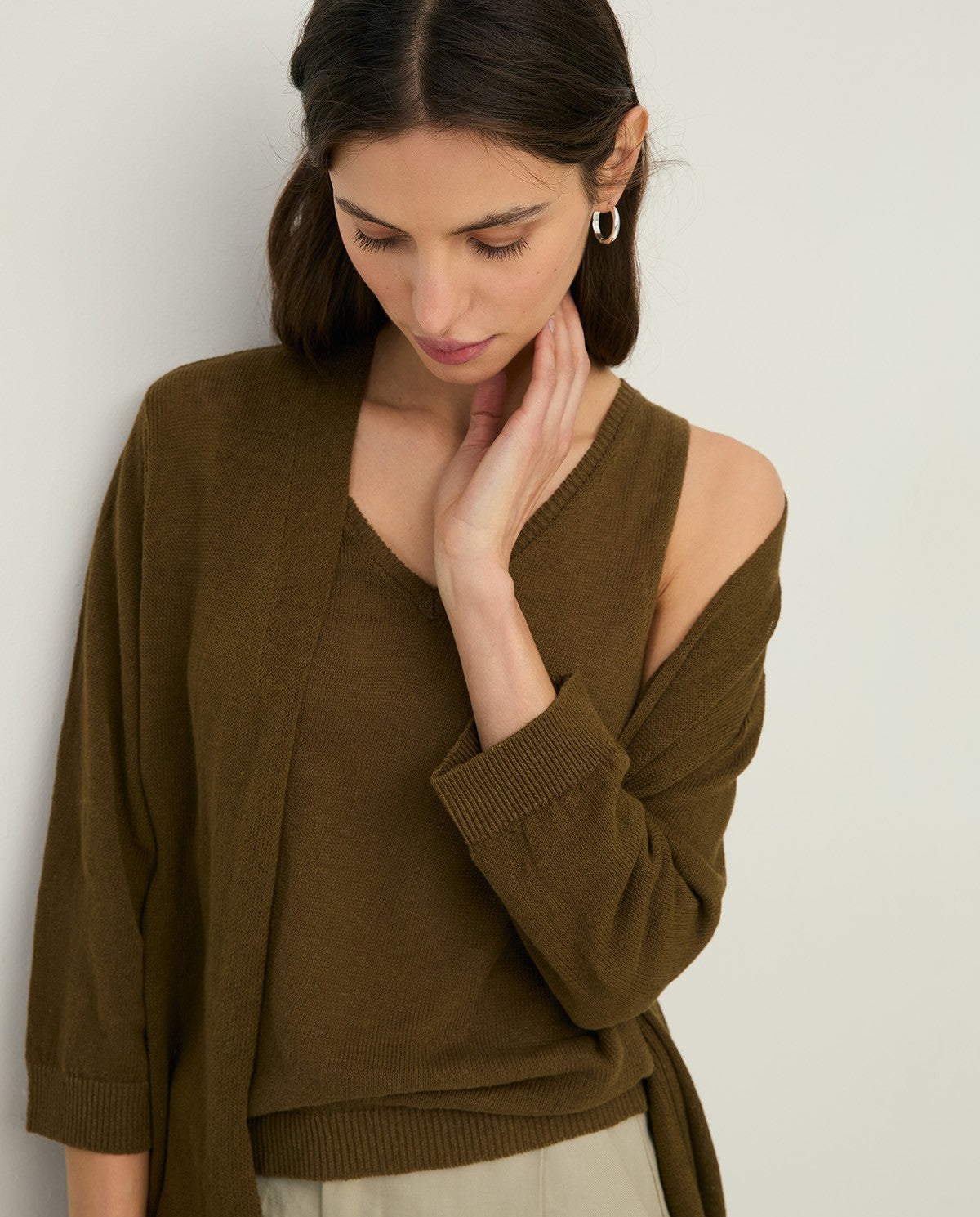 Charlotte Linen Cardigan