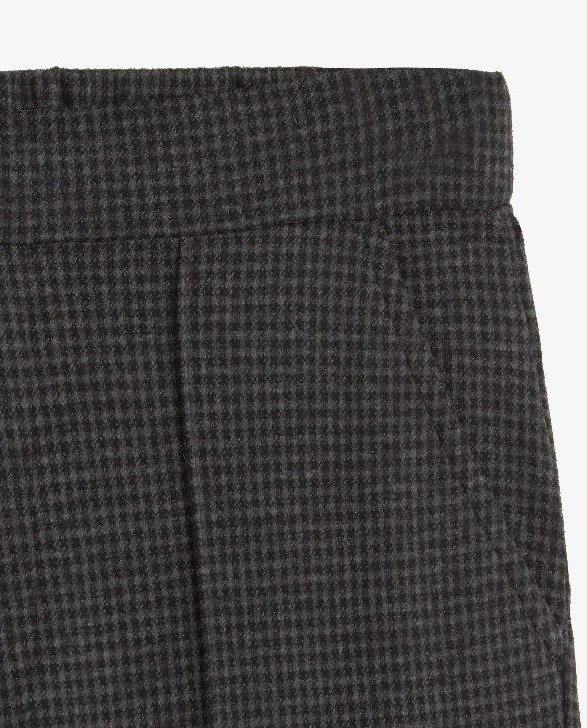 Wide Leg Check Trousers