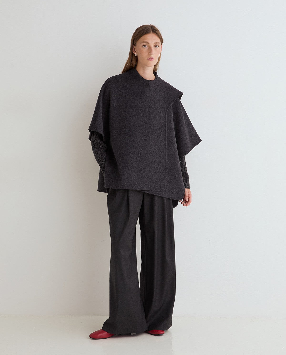 Wool Cape Coat