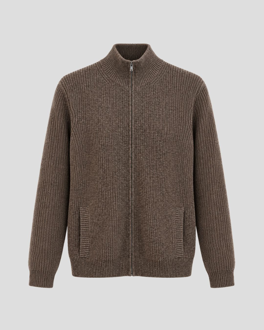 Yak Down Zip Up Cardigan