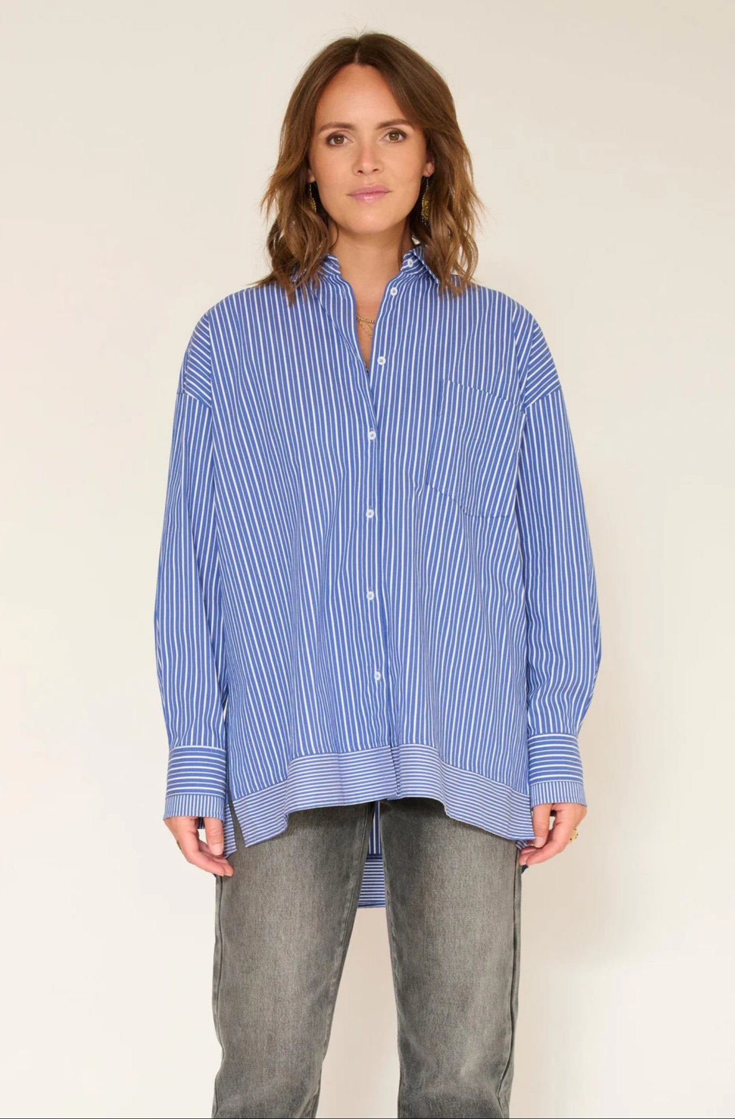Stripe shirt-Cassy