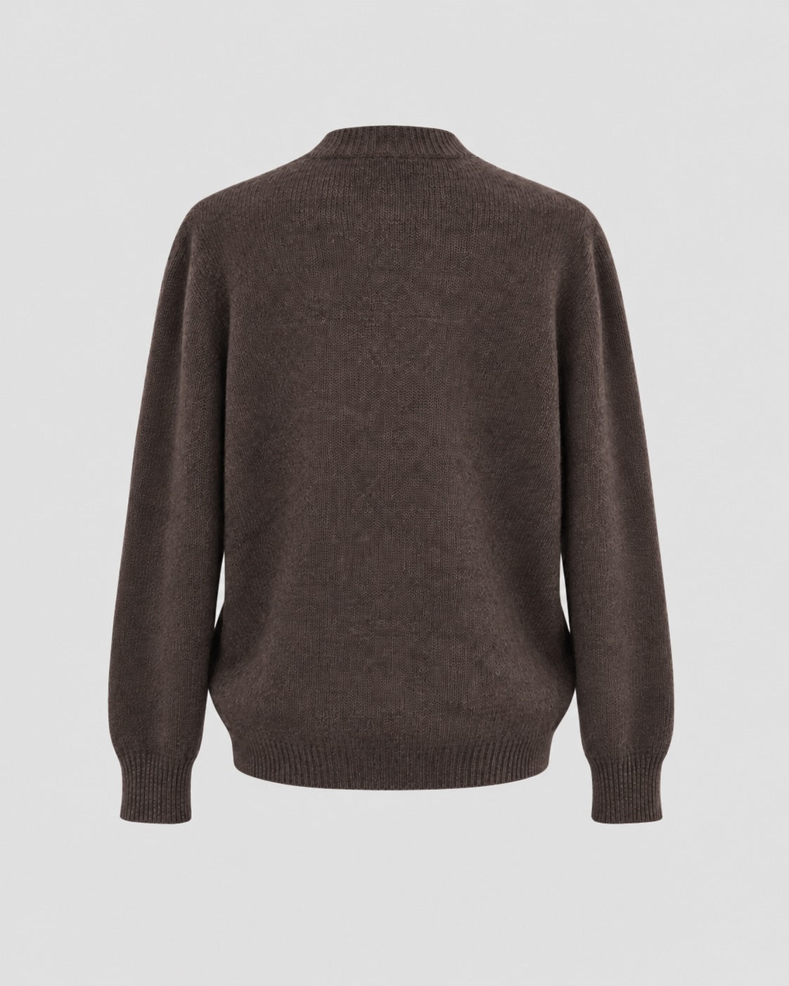 Yak Down Round Neck Cardigan