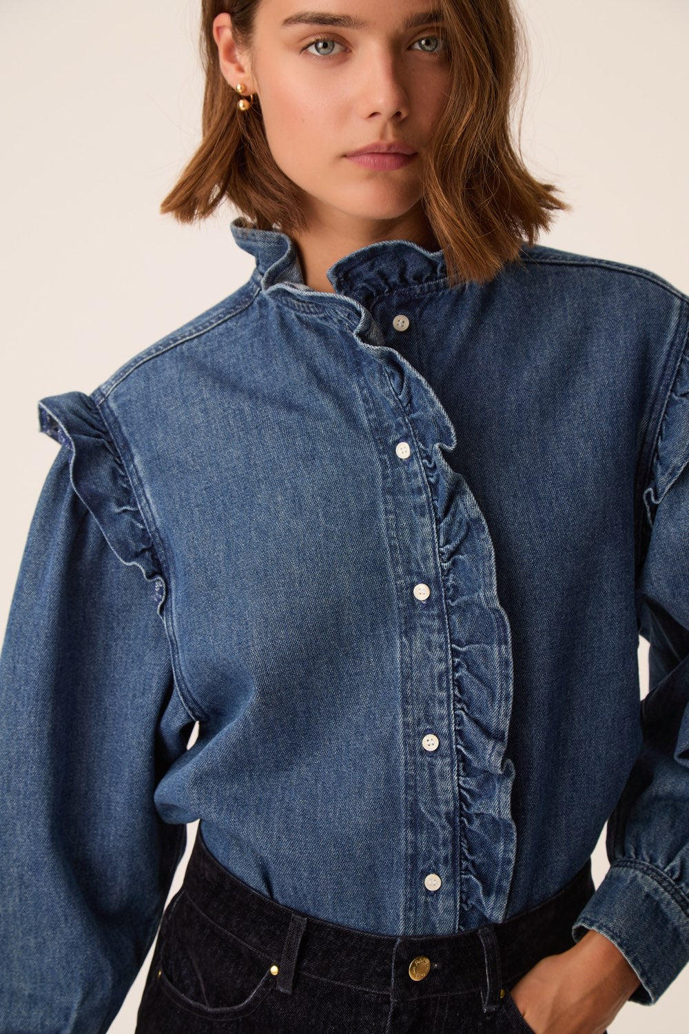 Lazou Denim Shirt