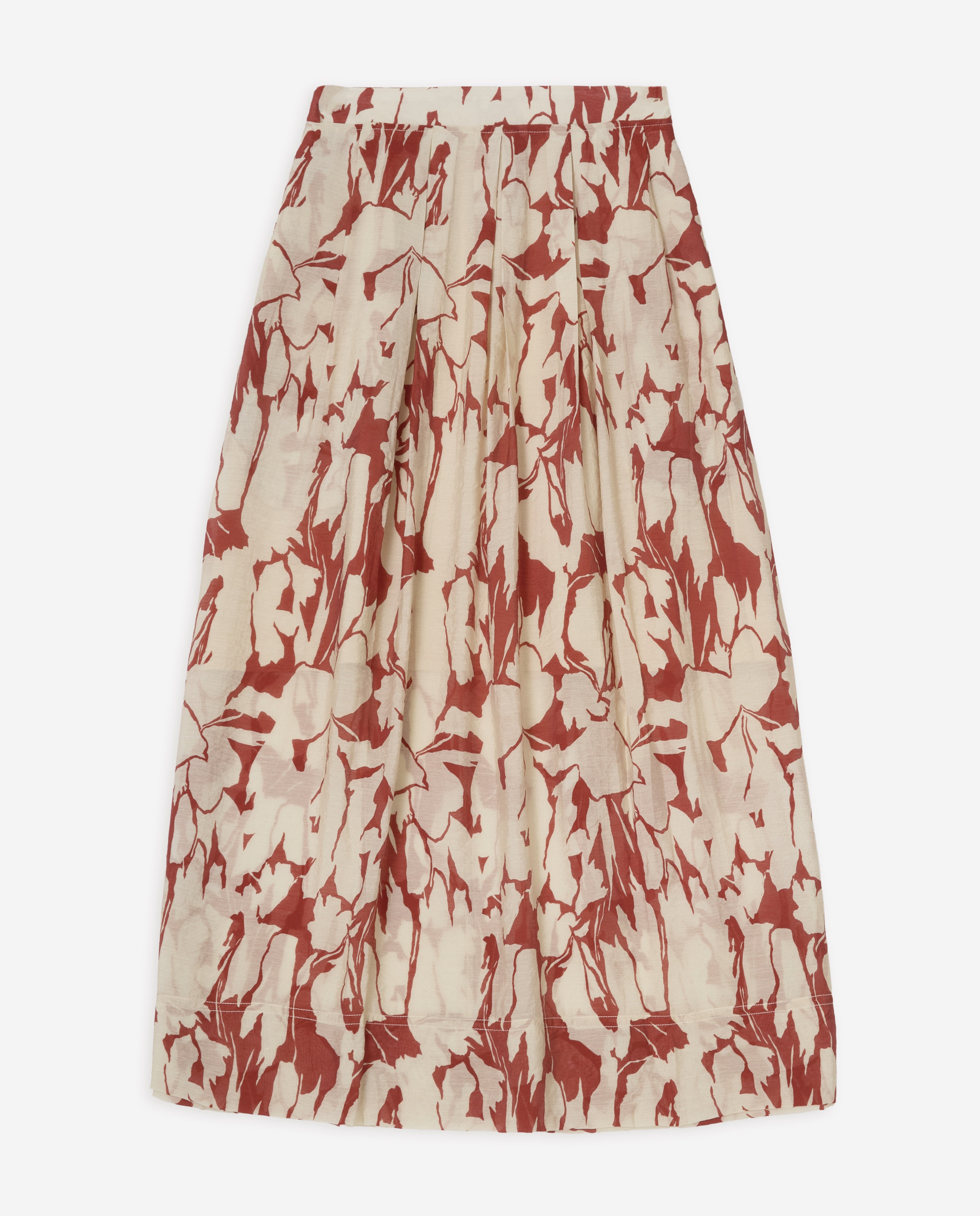 Manilas Printed Viscose Skirt