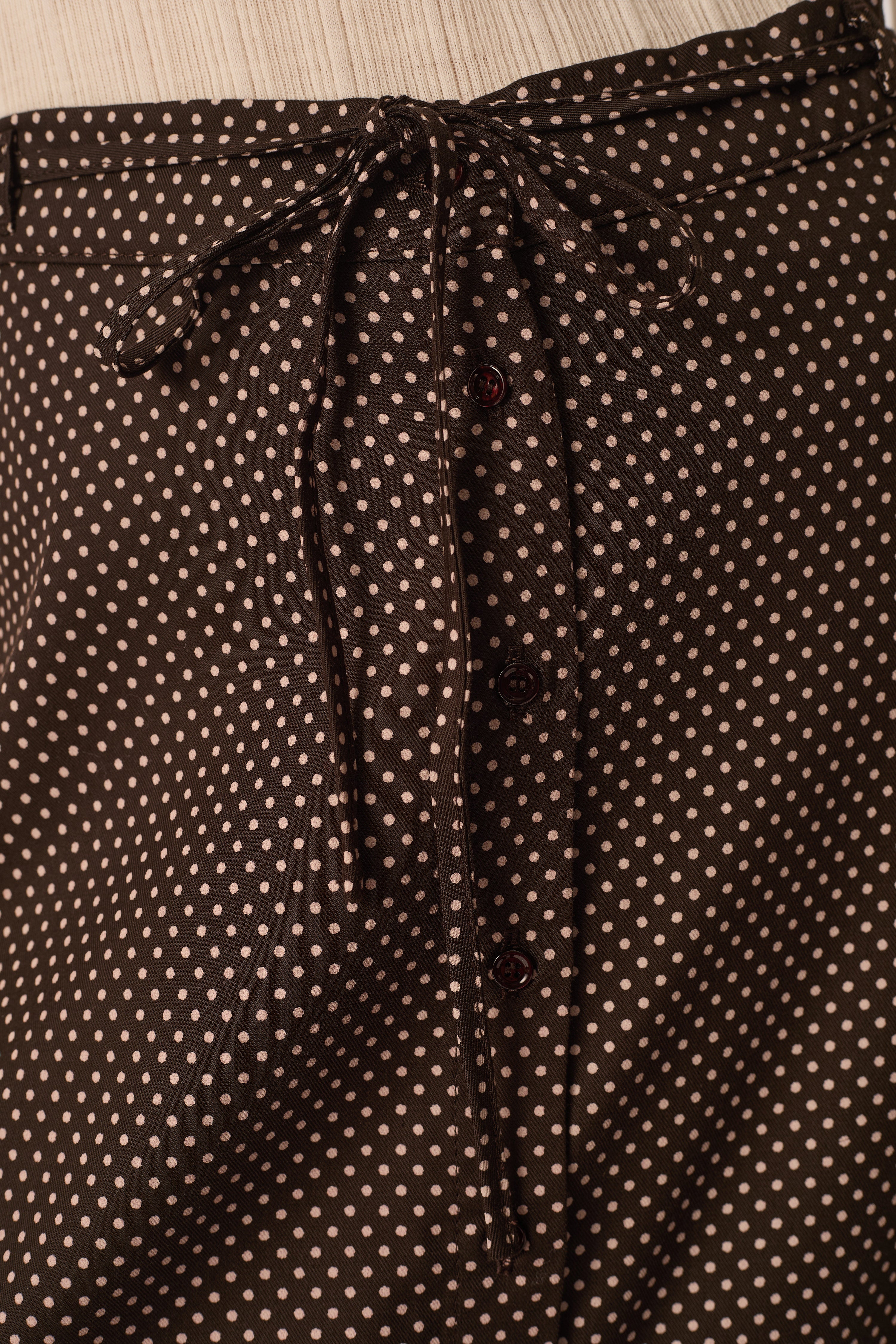 Vanilla Polka Dot Skirt