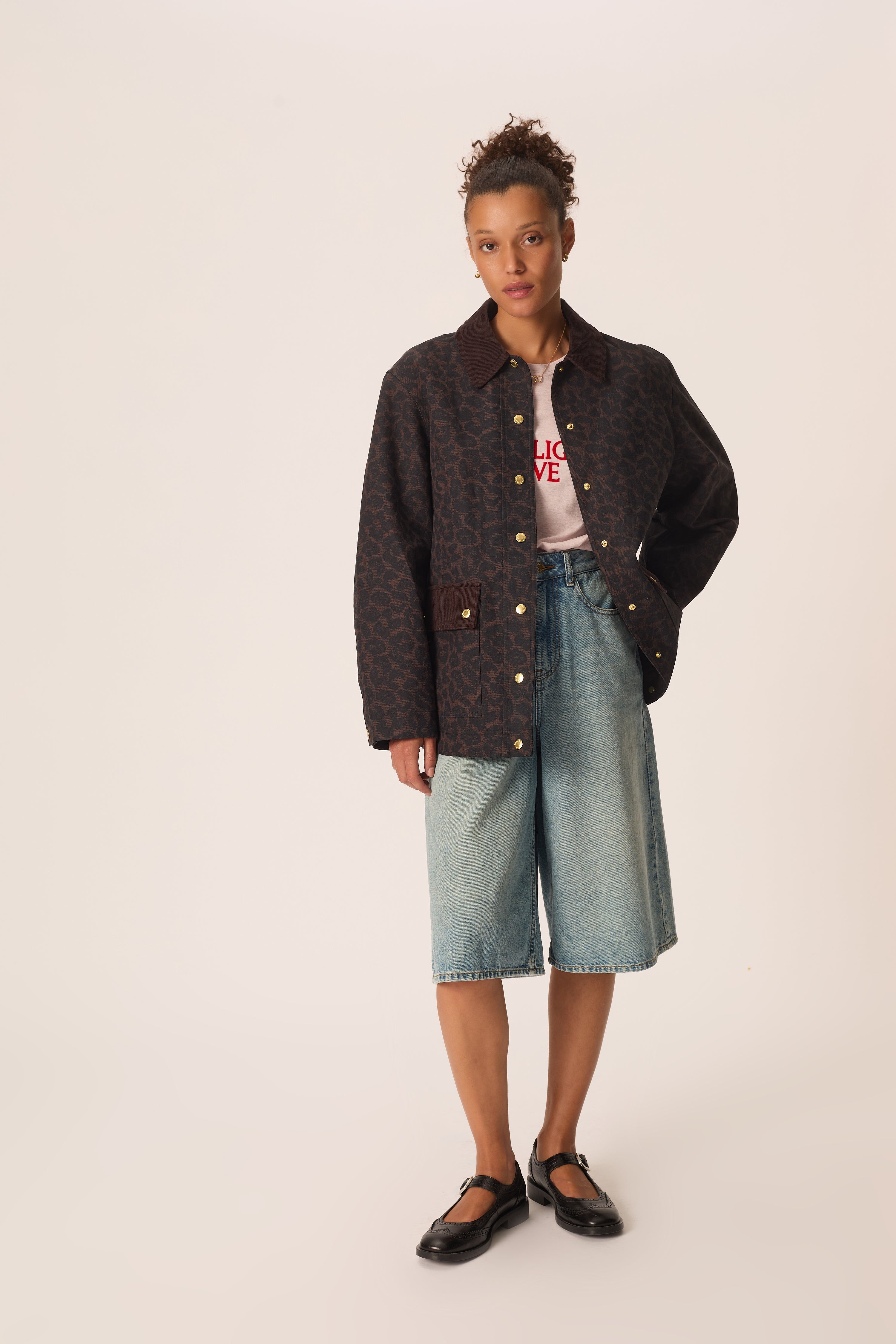 Yolanda Leopard Jacket