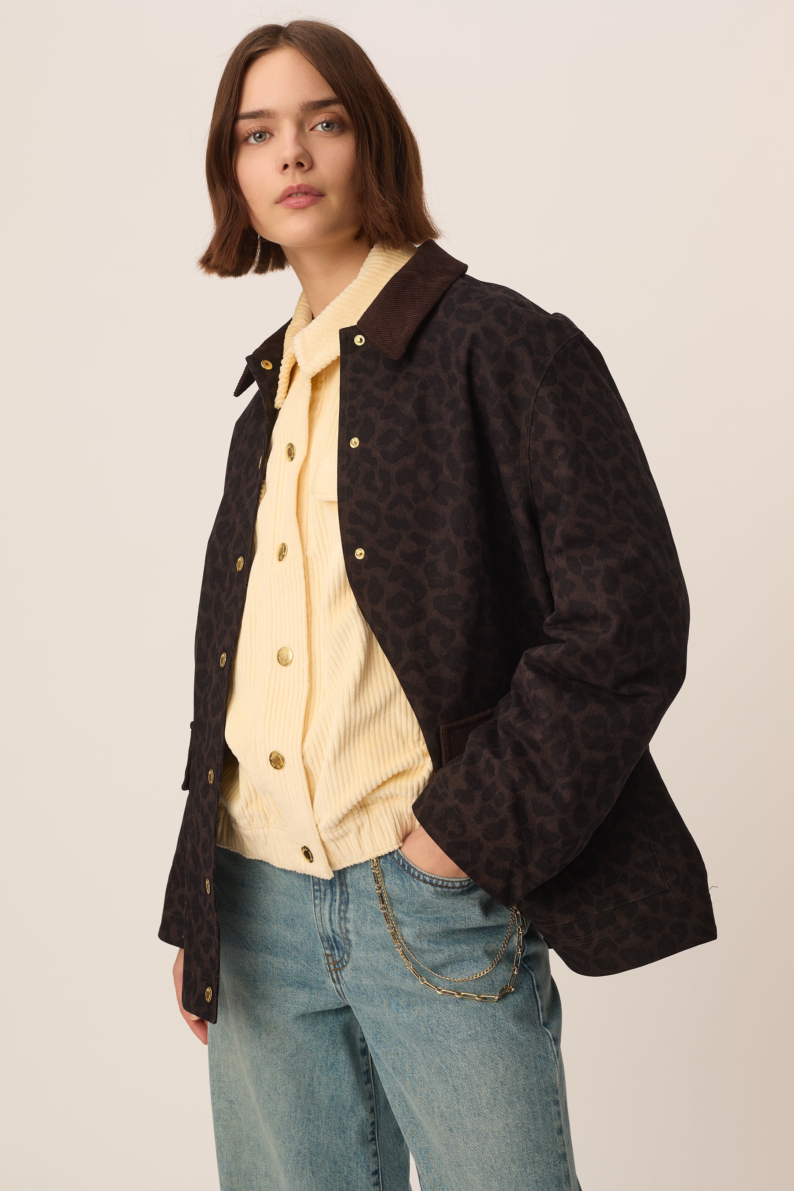 Yolanda Leopard Jacket