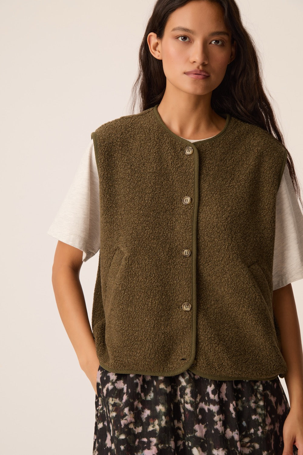 Zlata Bouclé Vest