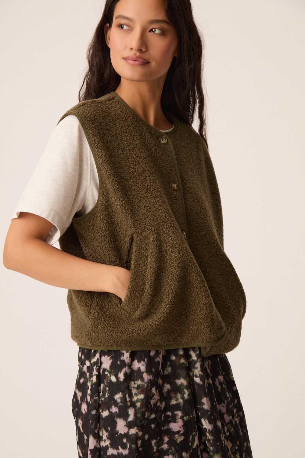 Zlata Bouclé Vest