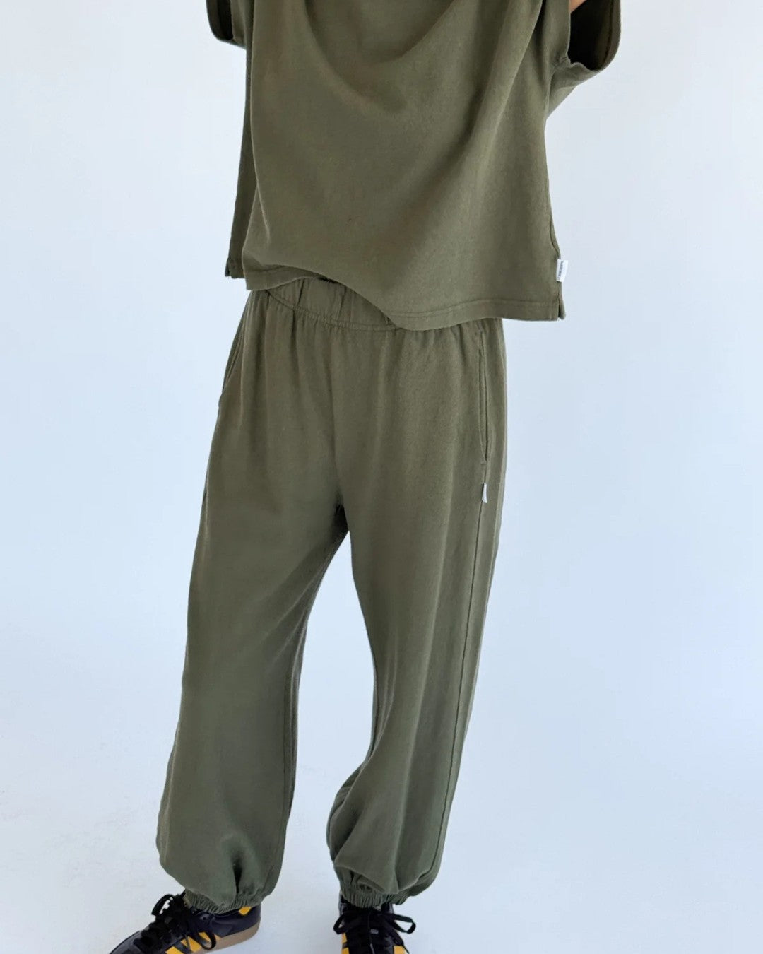 Cotton Balloon Jogger Pants