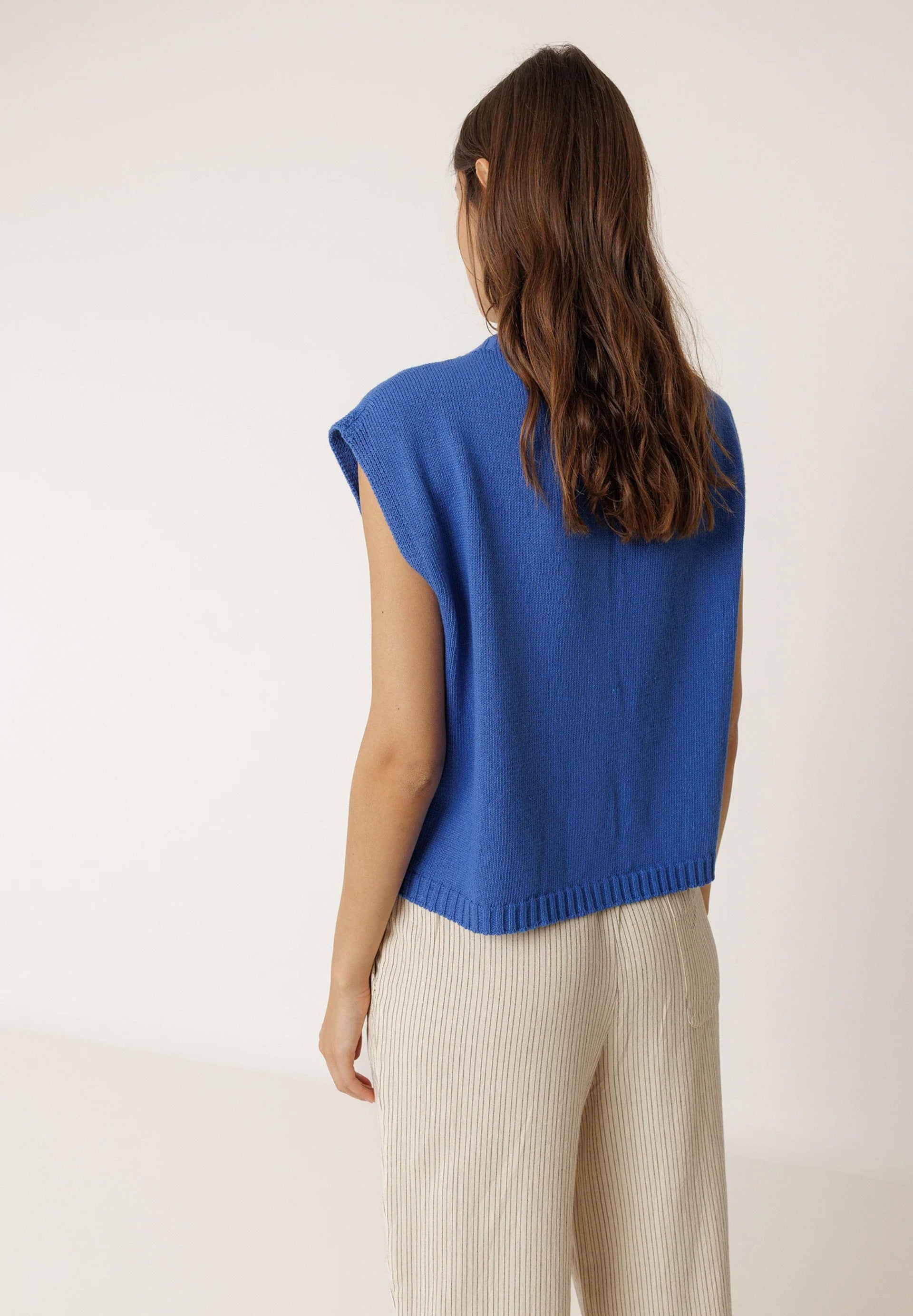 Boxy Vest With Pockets