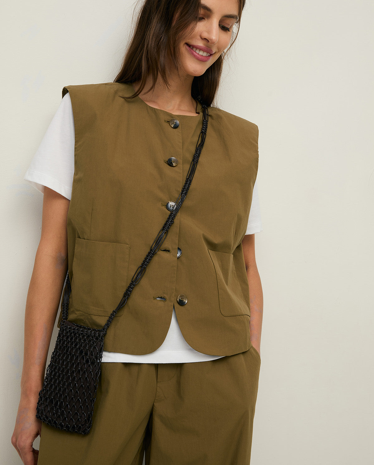 Carli Poplin Vest