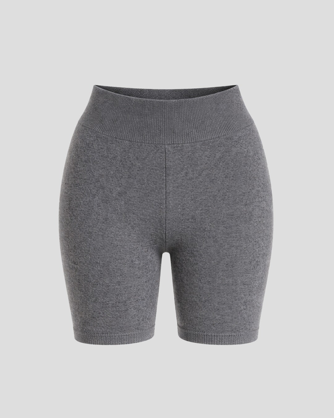 Cashmere Biker Shorts Grey