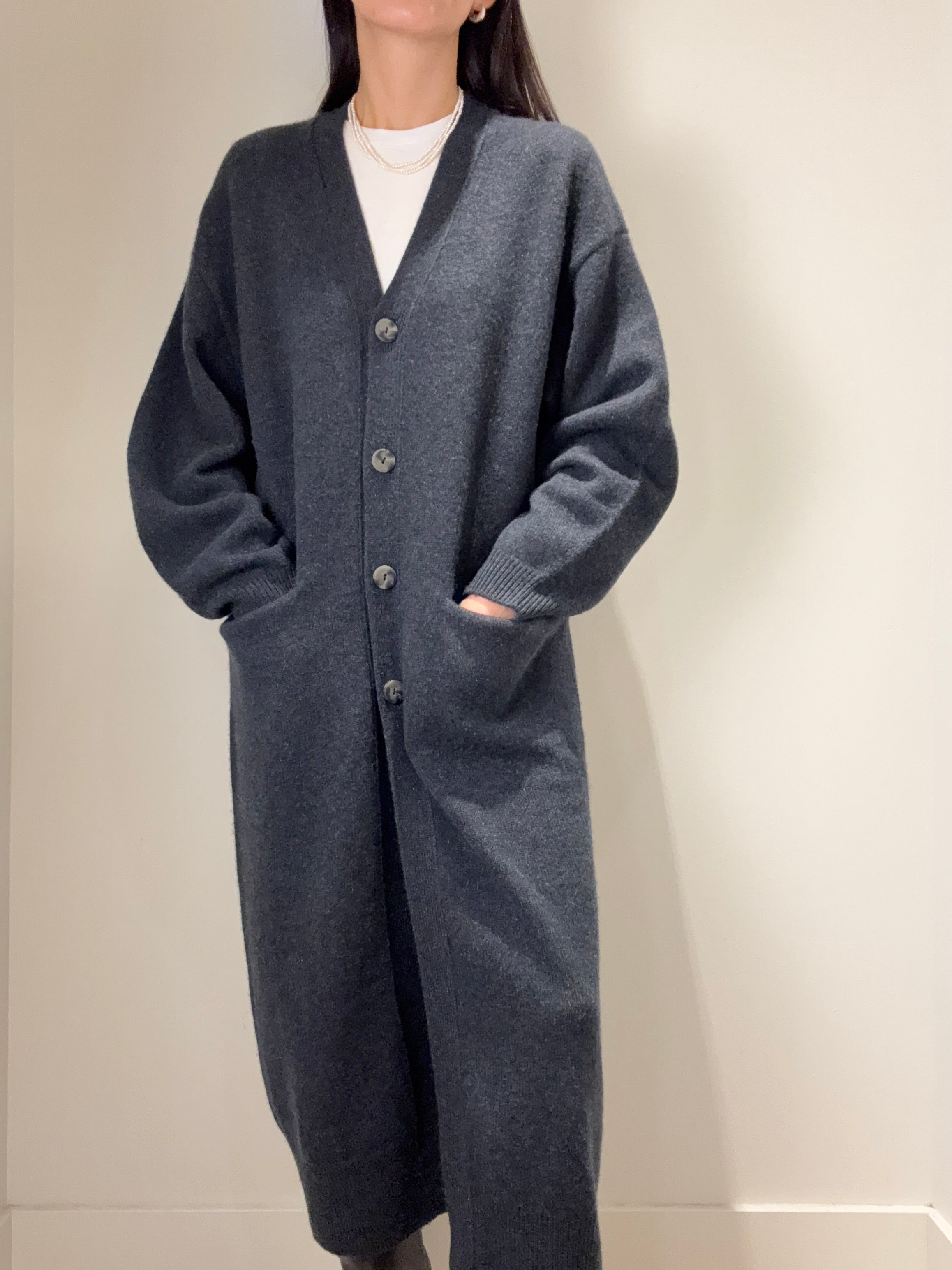 Cashmere Long Cardigan