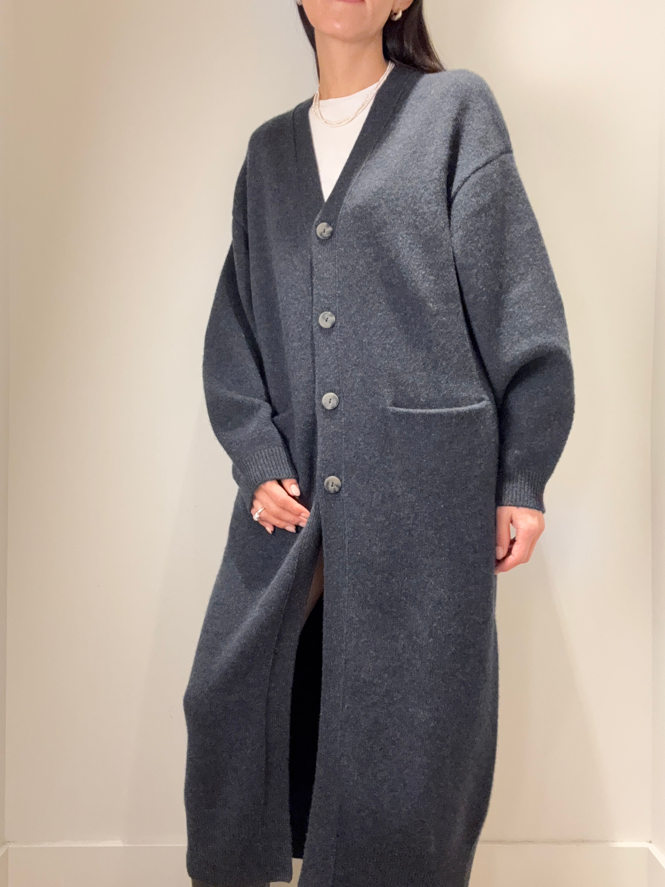 Cashmere Long Cardigan