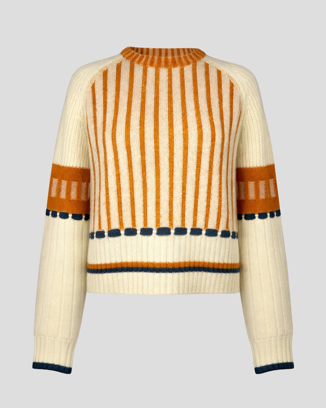 Cashmere Mixed Knit Round Neck