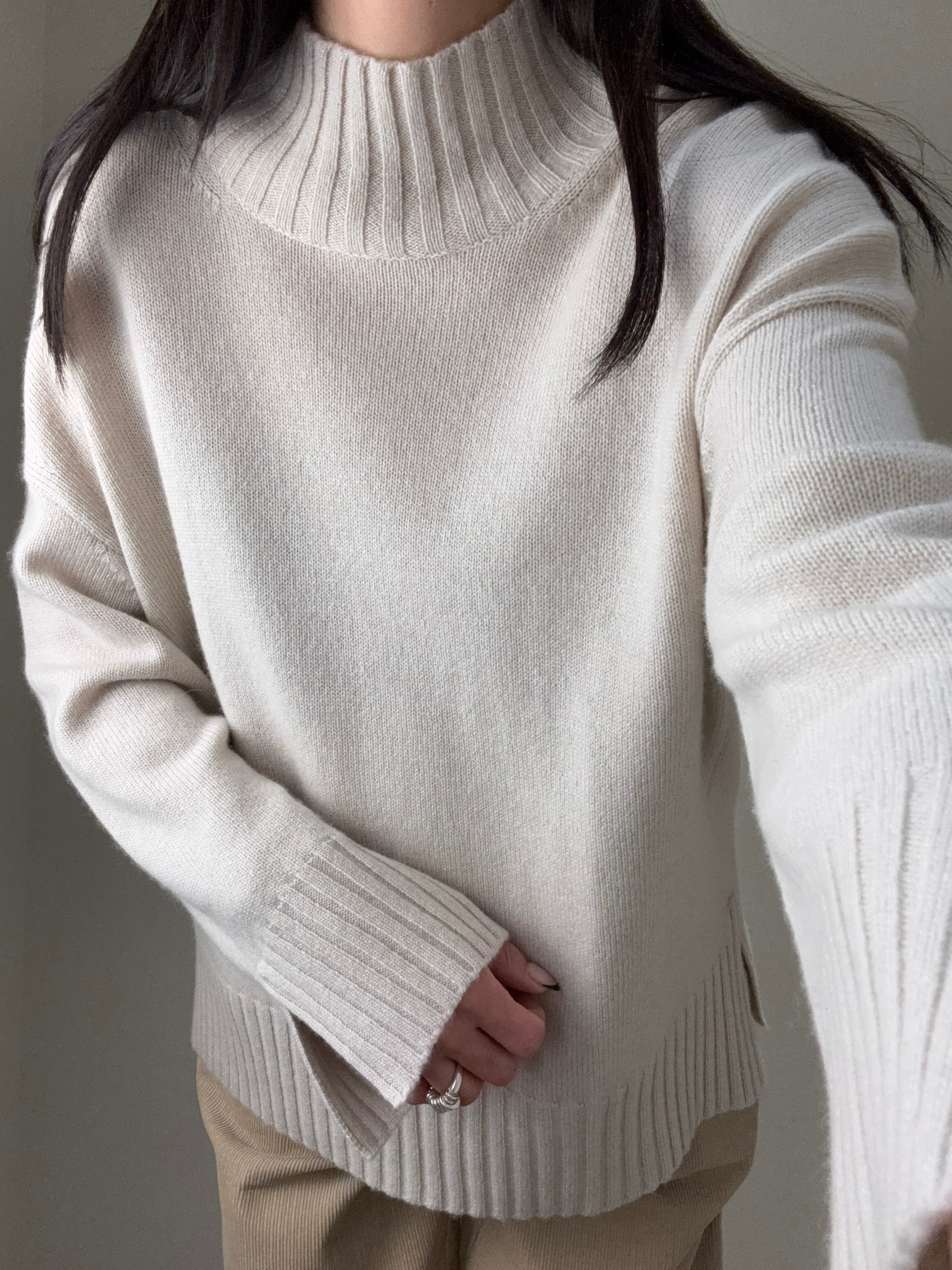 Cashmere Mock neck Sweater