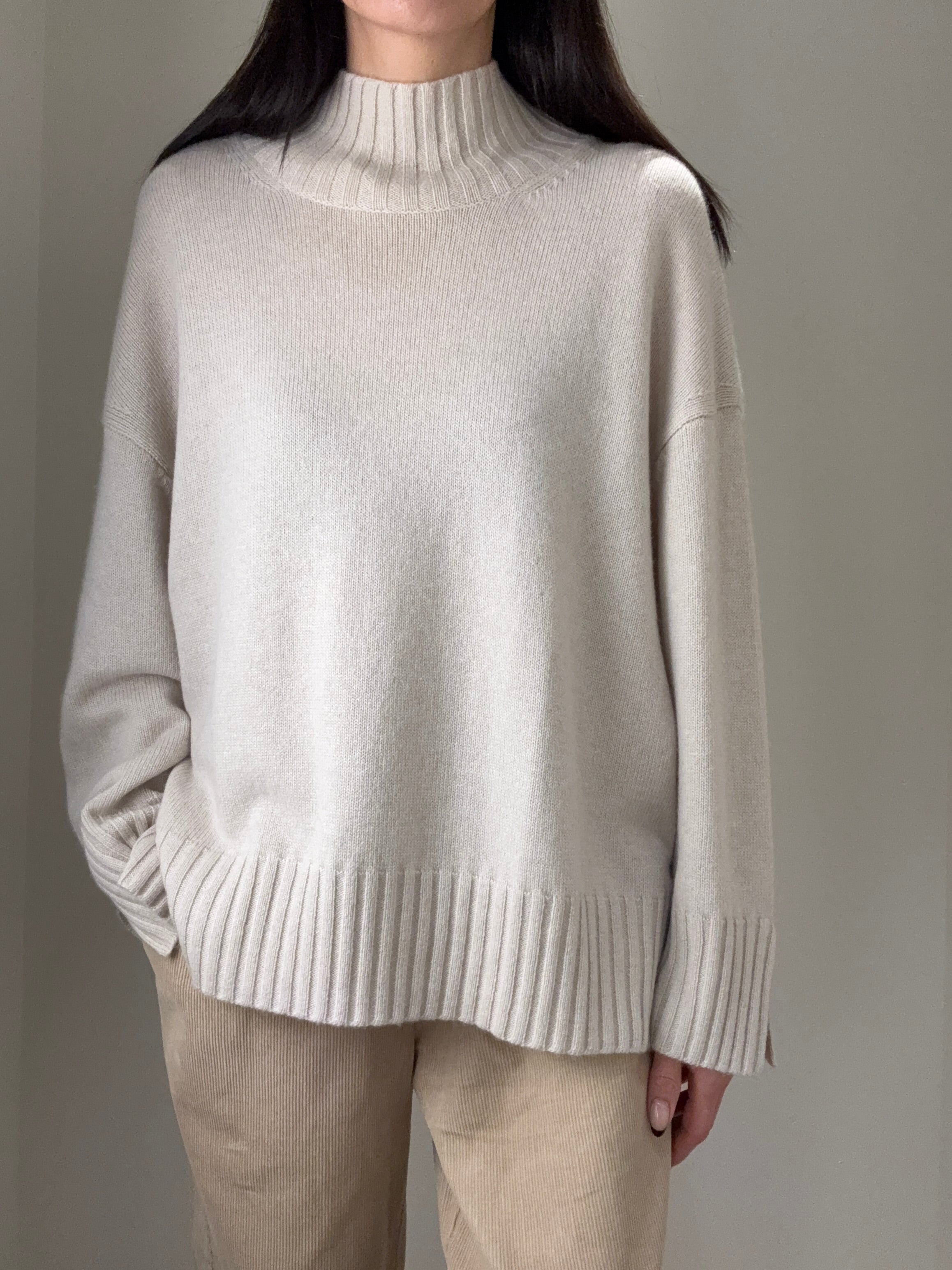Cashmere Mock neck Sweater