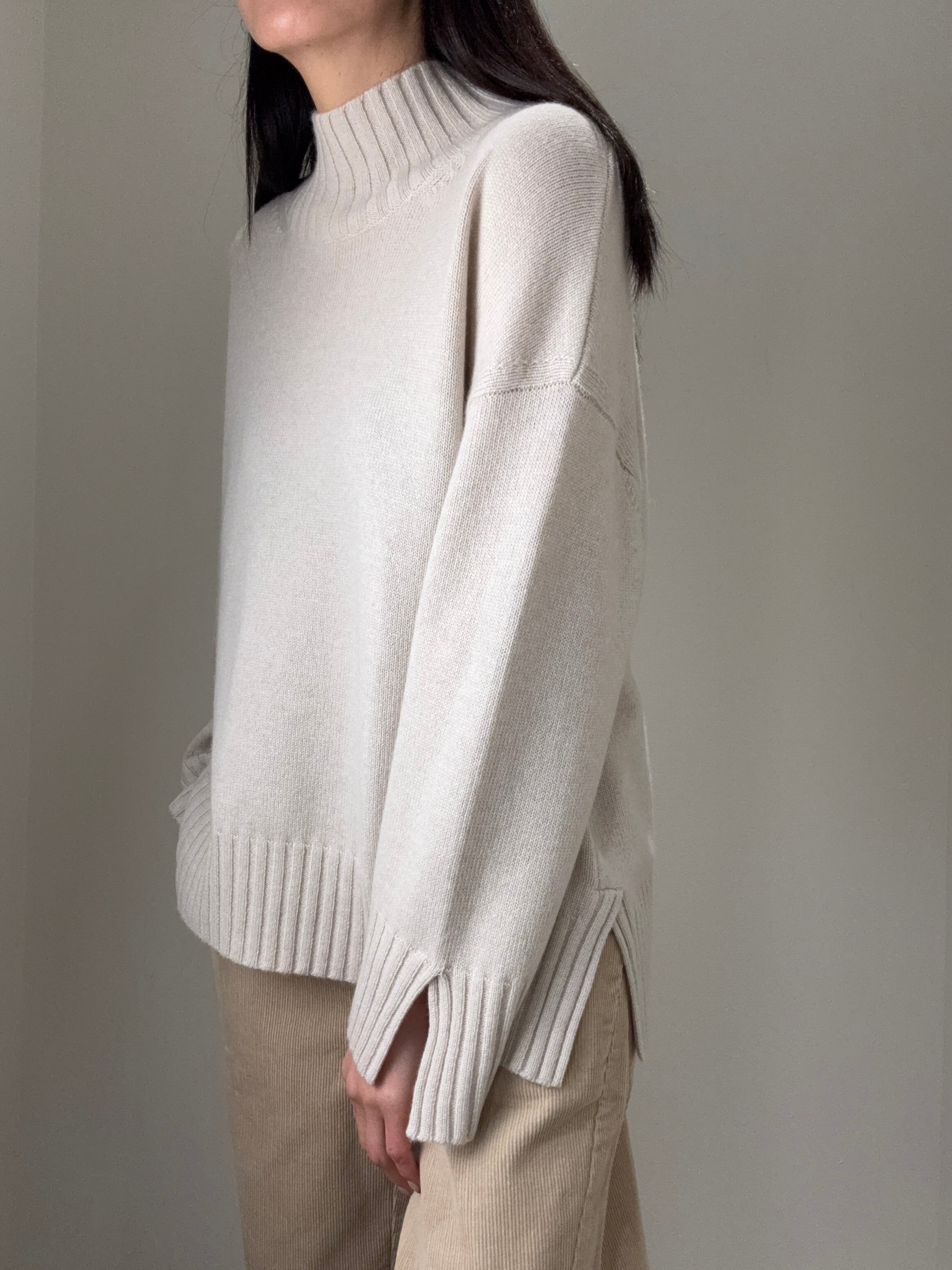 Cashmere Mock neck Sweater
