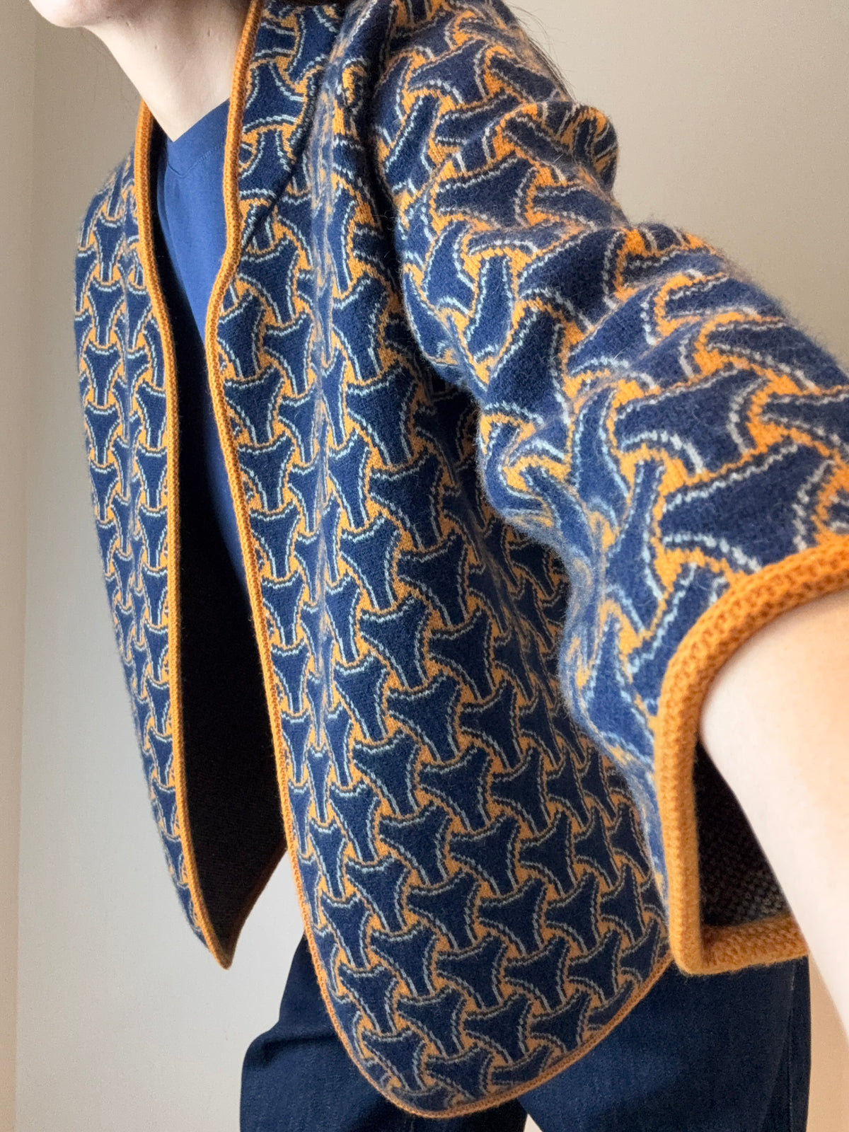 Open-Front Cashmere Jacket