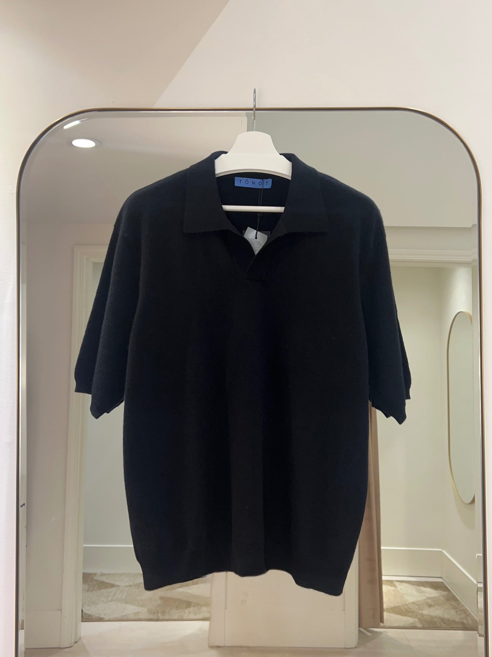 Cashmere Short Sleeve Polo