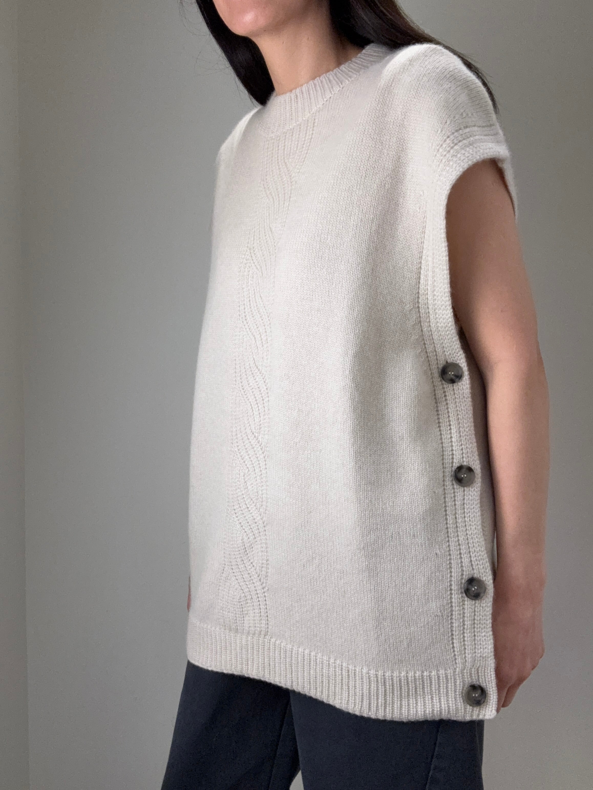 Cashmere Poncho Vest